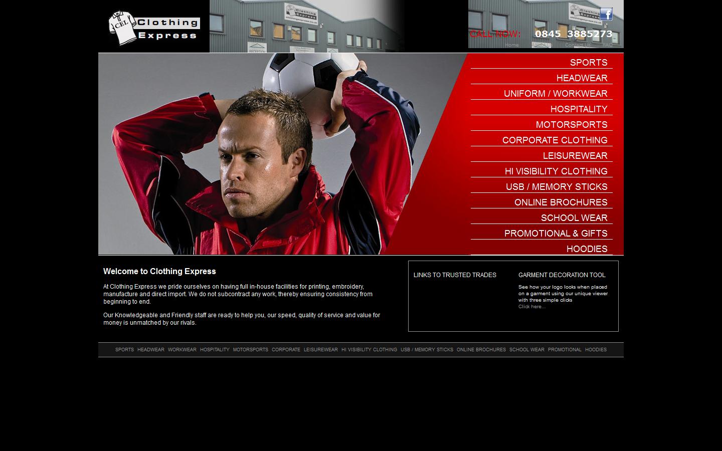 Clothing Express Ltd Website