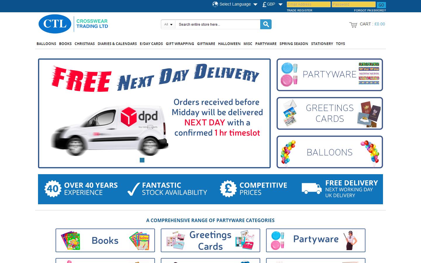 Crossbow Wear Ltd Website