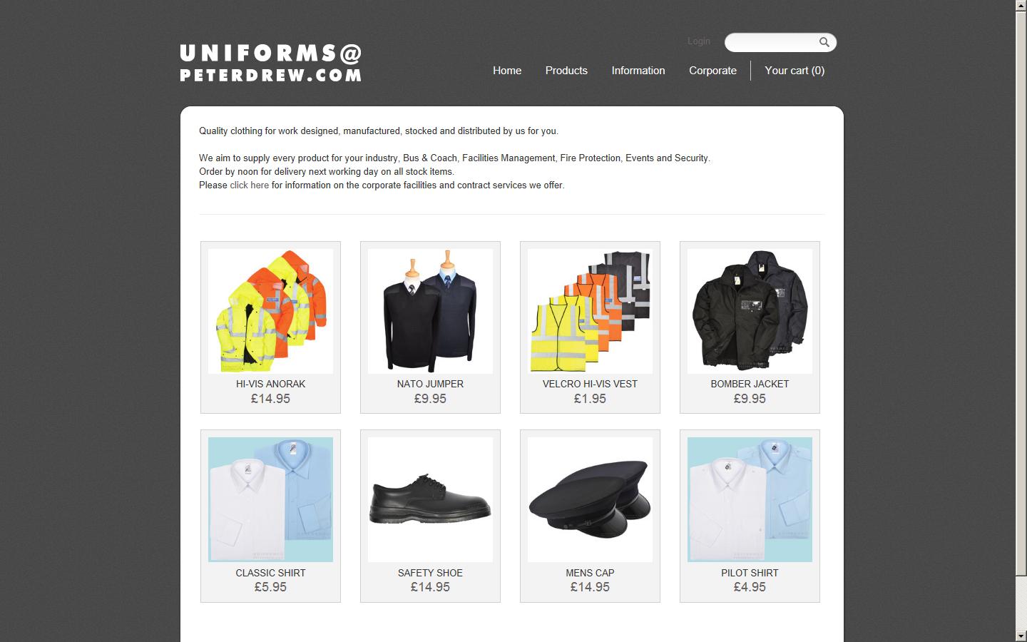 Peter Drew Contracts Ltd Website