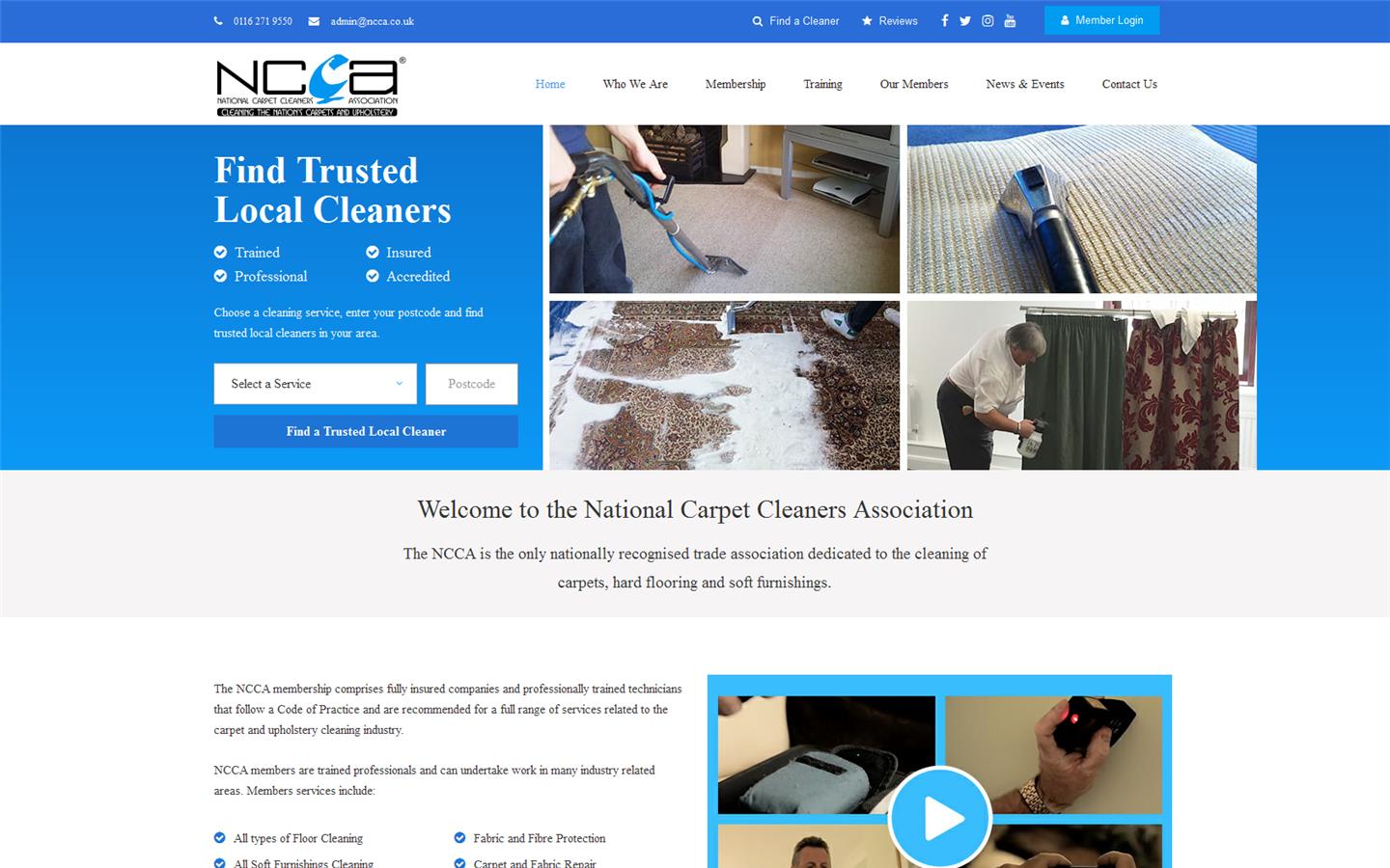 NCCA - National Carpet Cleaners Association Website