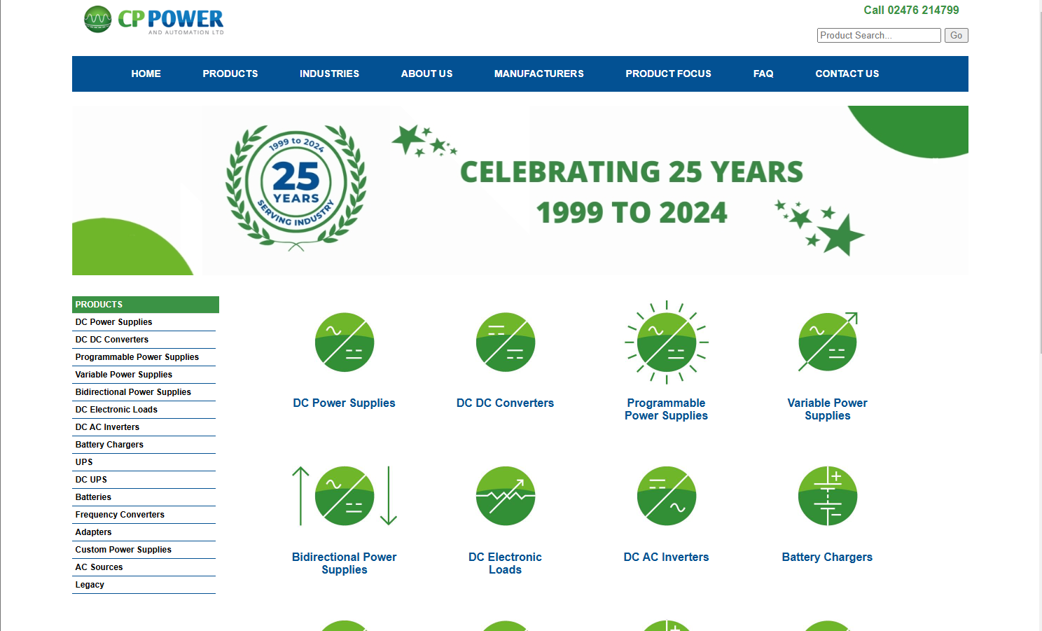 CP Power & Automation Ltd Website