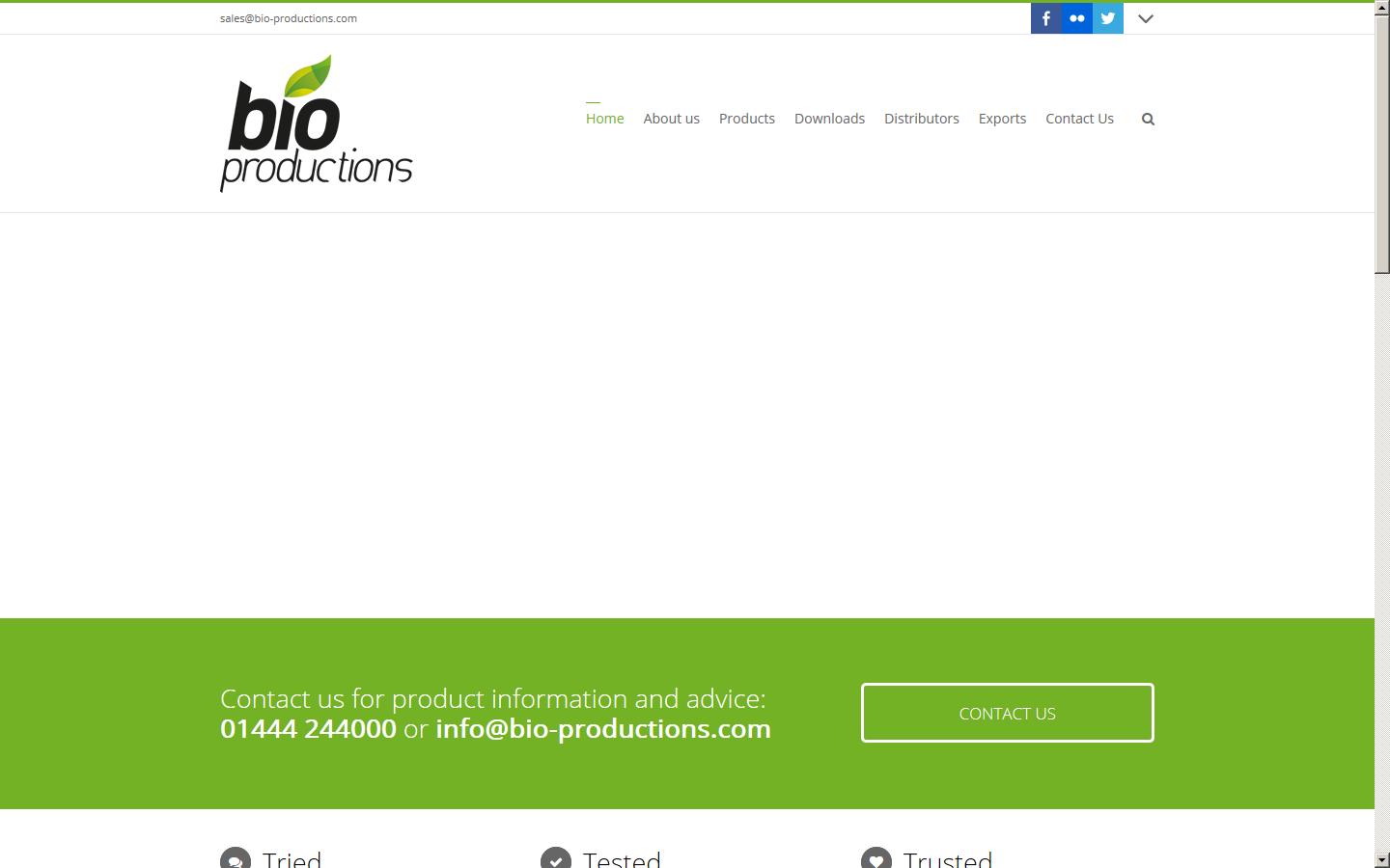 Bio-Productions Website