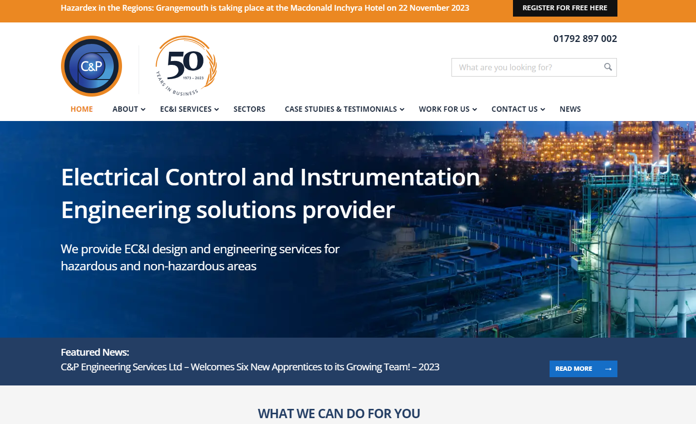 CP Engineering Services Website