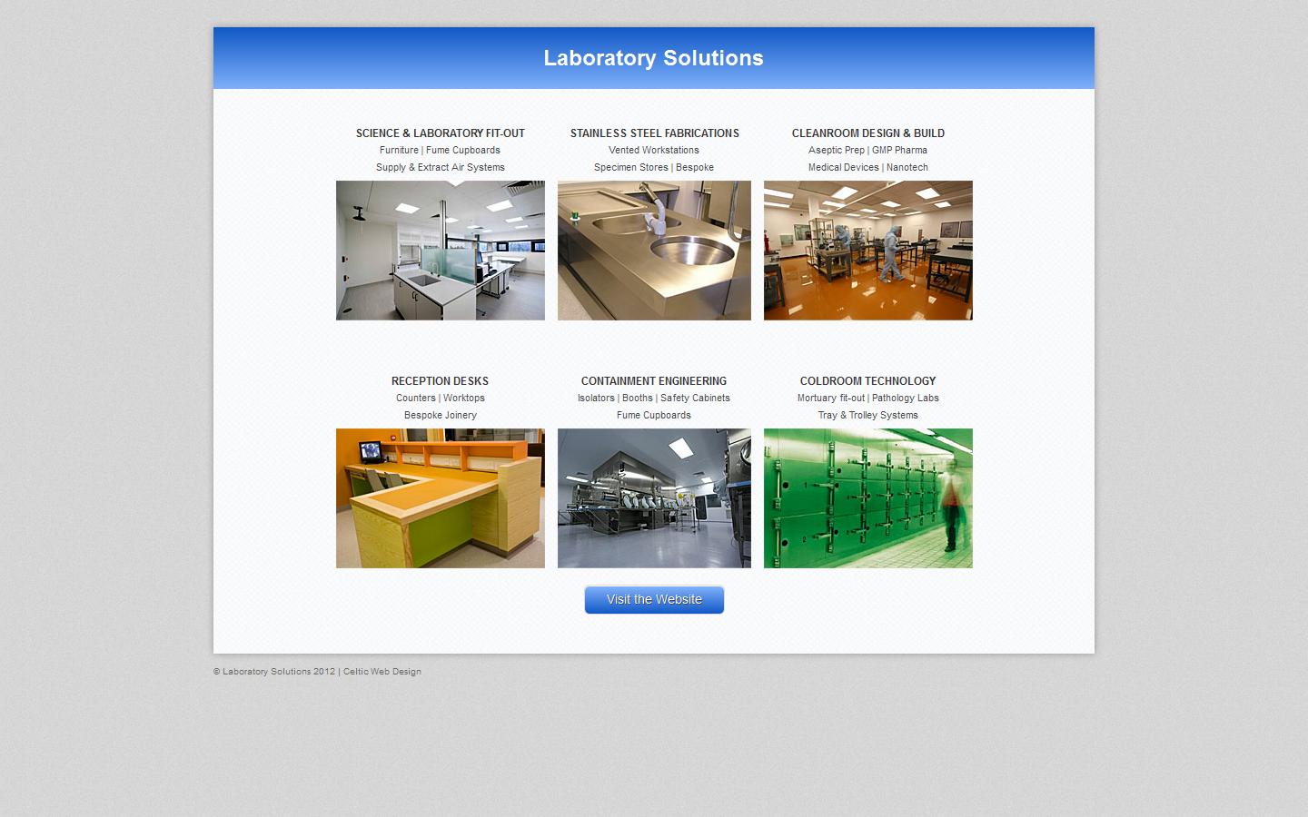 Laboratory & Containment Solutions Ltd Website
