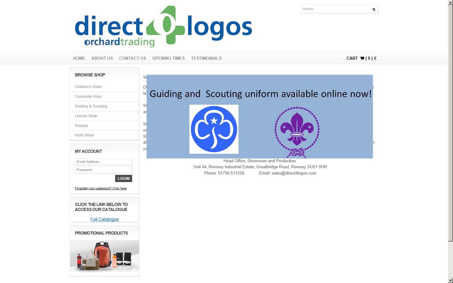 direct4logos.com Website