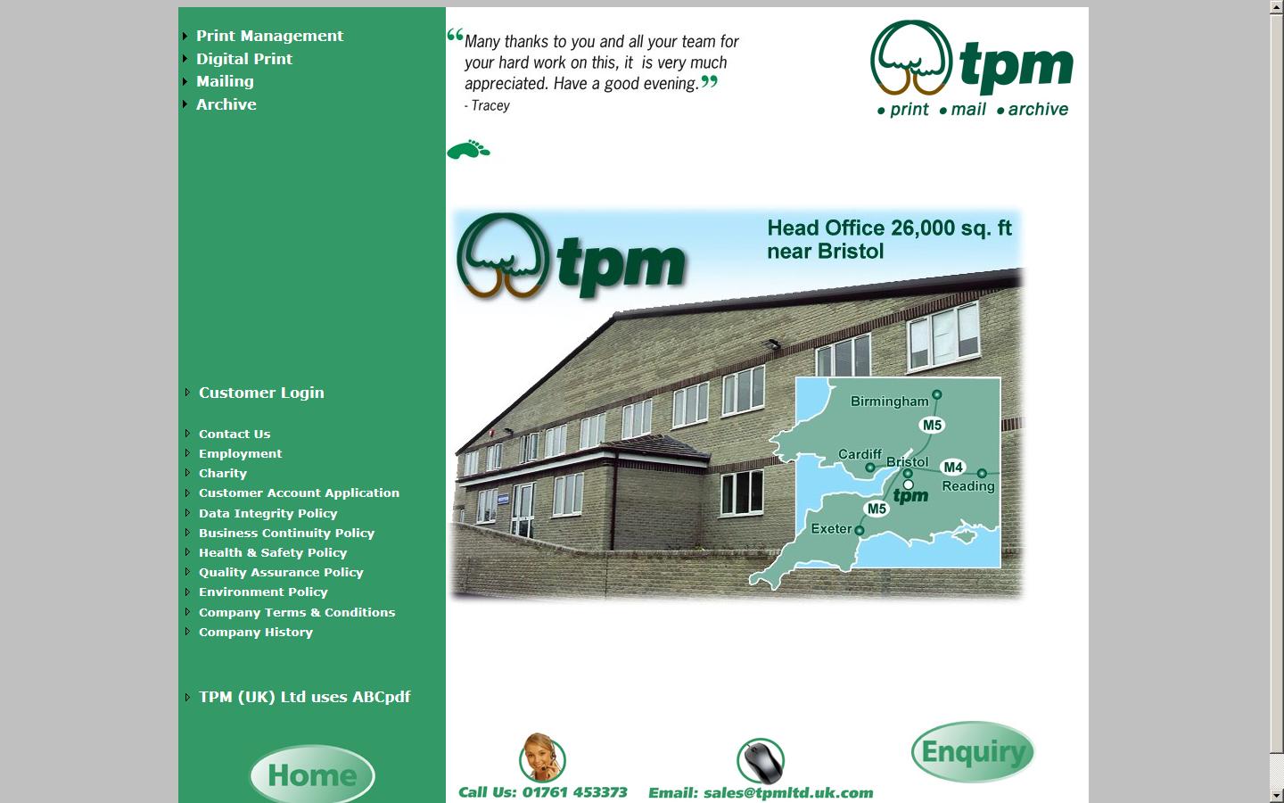 Topflite Print Management Website