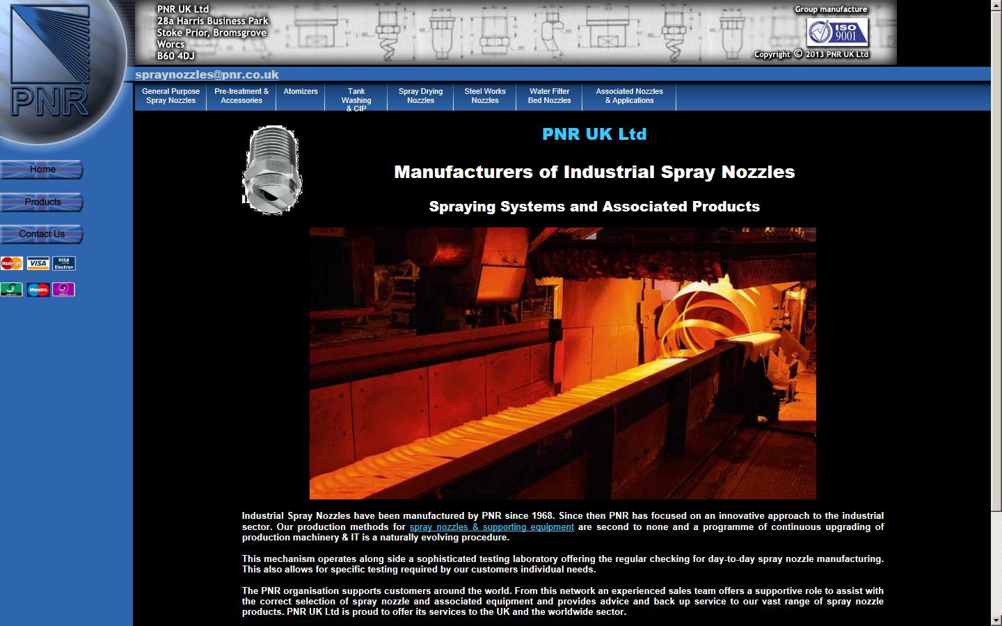 PNR UK Ltd Website