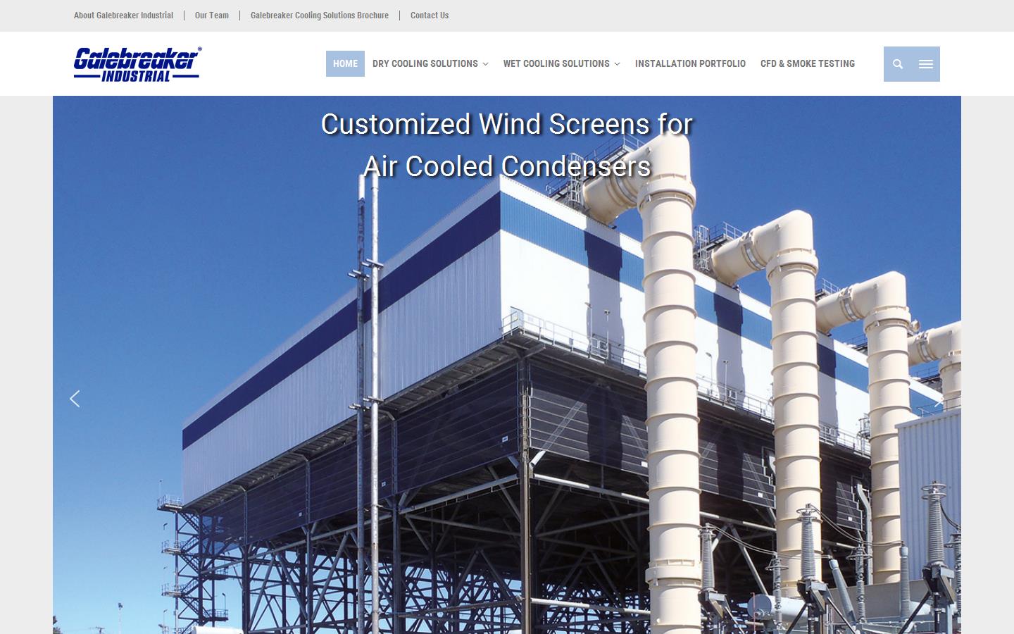 Galebreaker Industrial Website