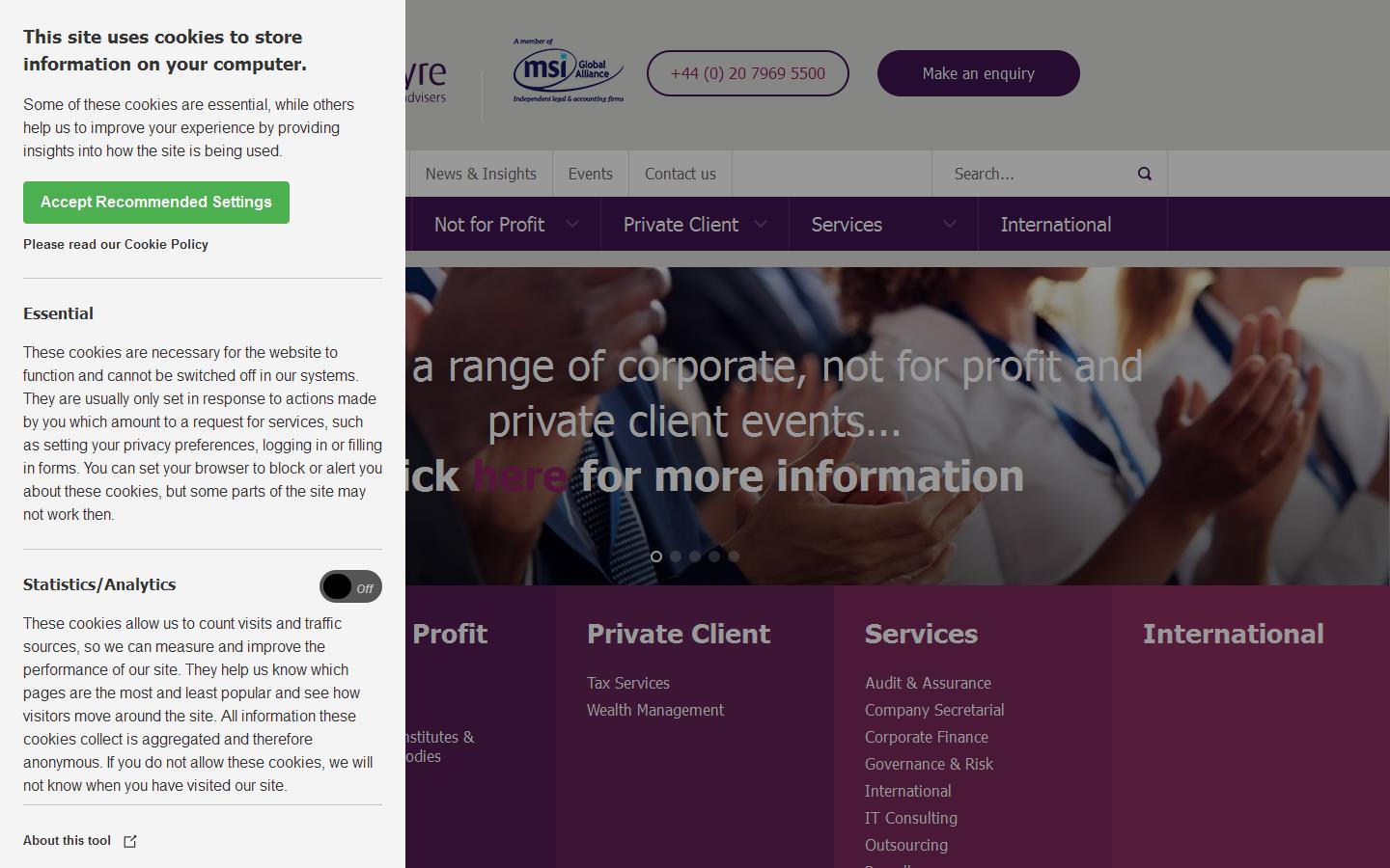 Haysmacintyre Website