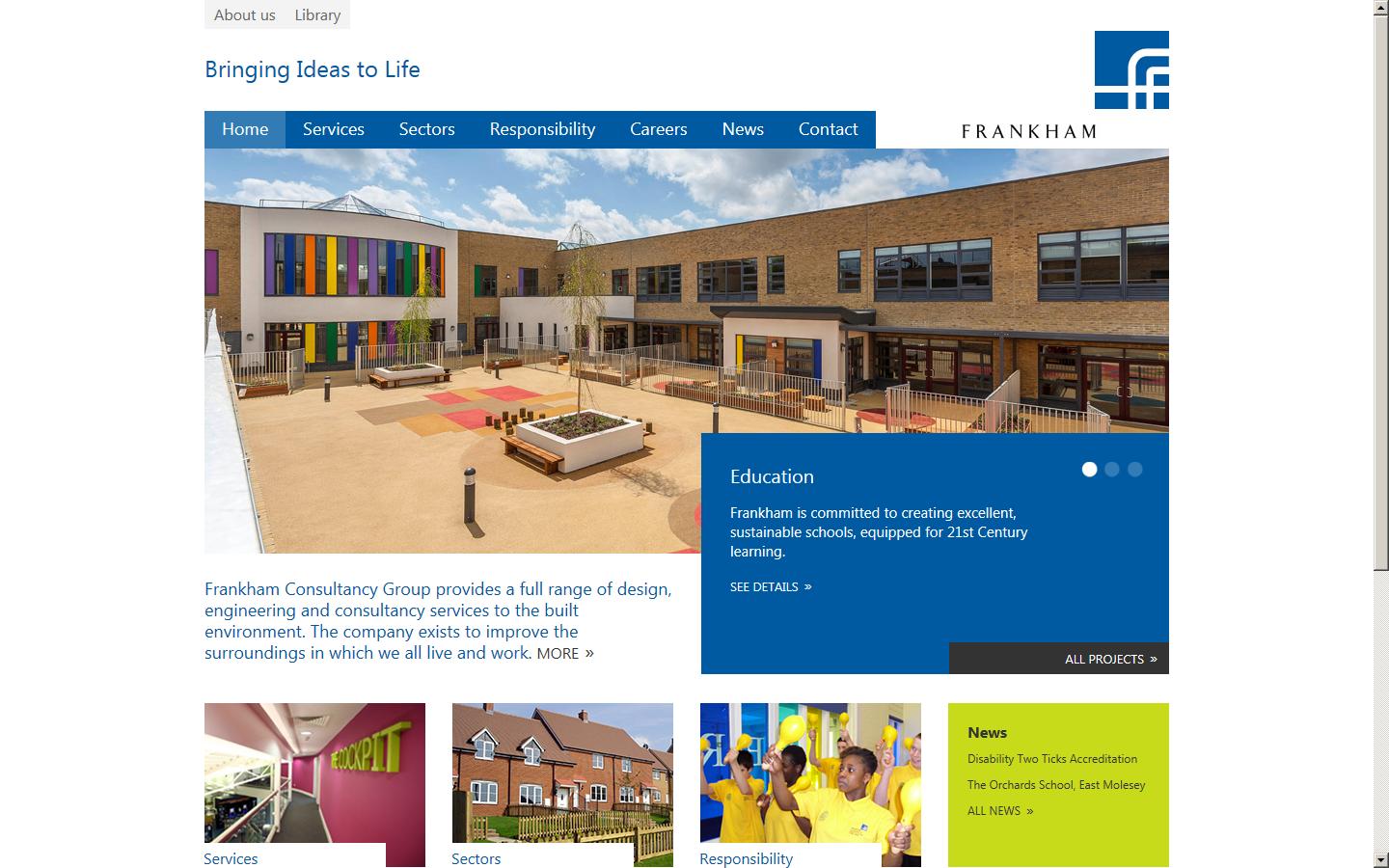 Frankham Consultancy (Oxford) Ltd Website