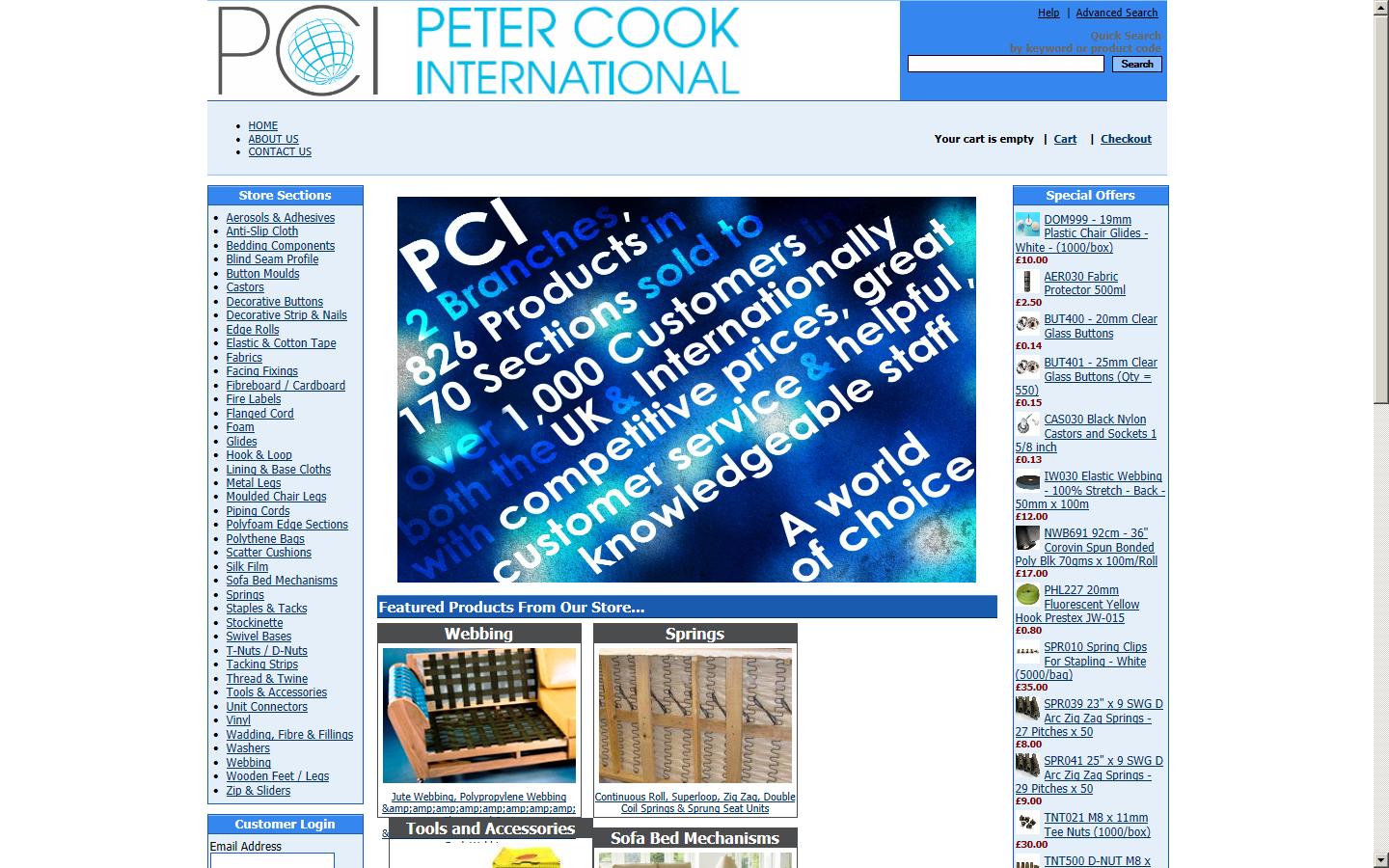 Petco Mouldings Ltd Website