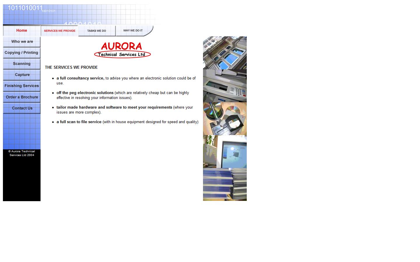 Aurora Technical Services Website