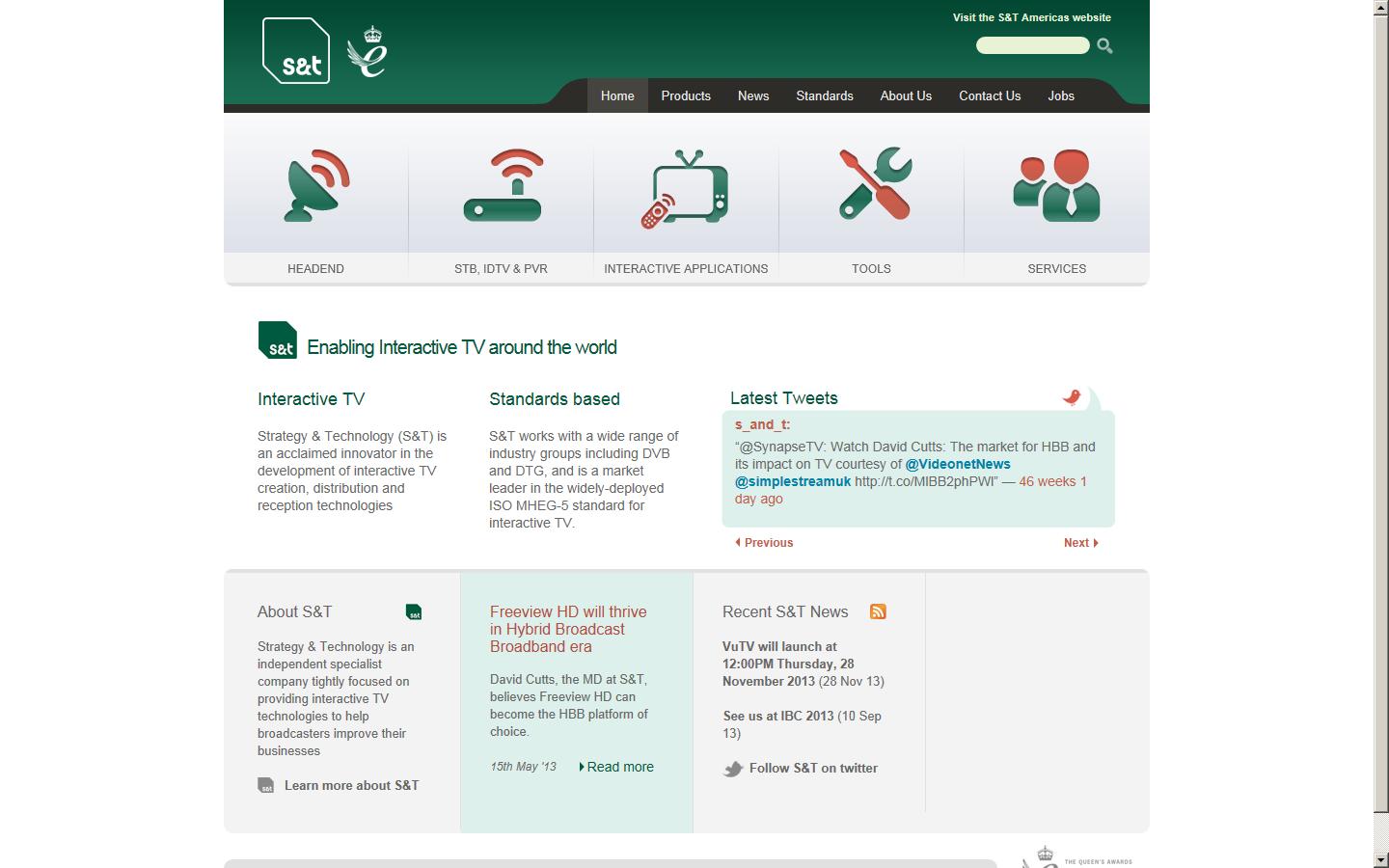 Strategy & Technology Ltd Website