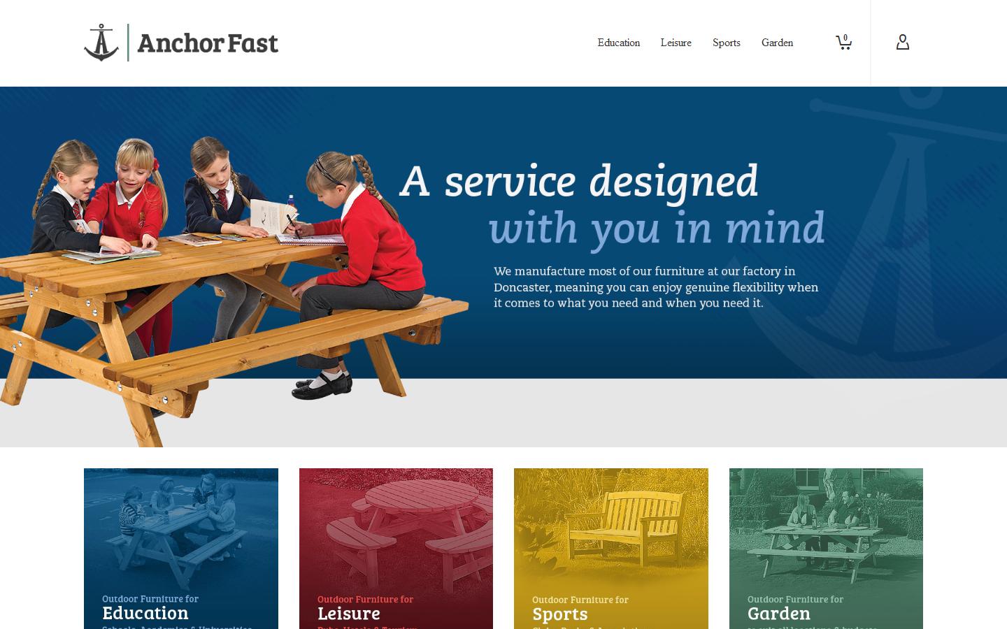 Anchor Fast Products Website