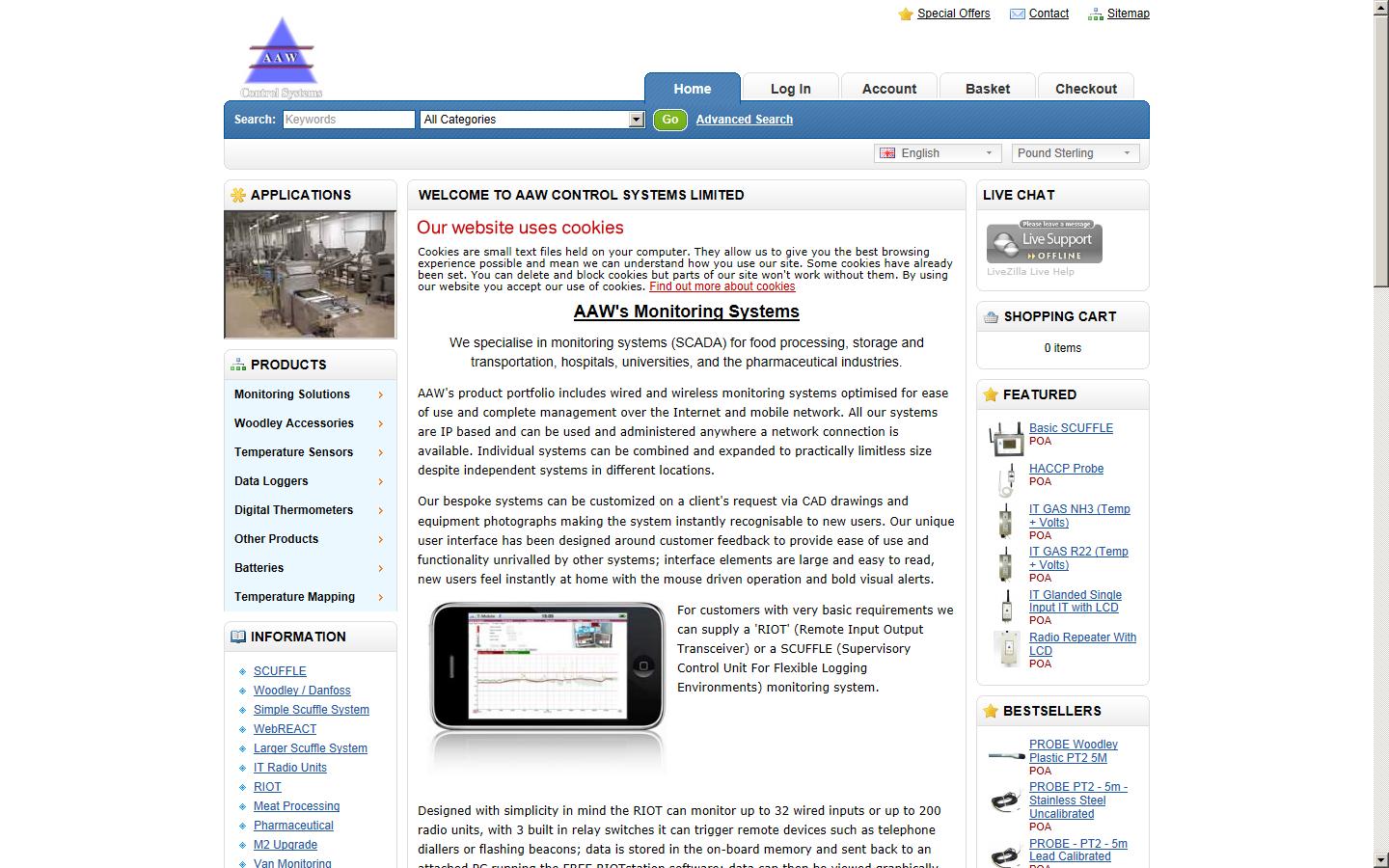 AAW Control Systems Website