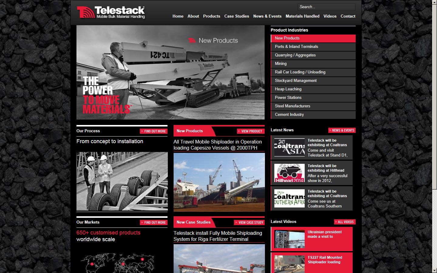 Telestack International Ltd. Website