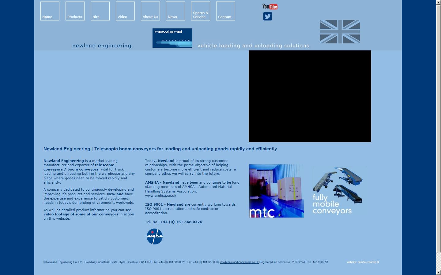 Newland Engineering Company Ltd Website