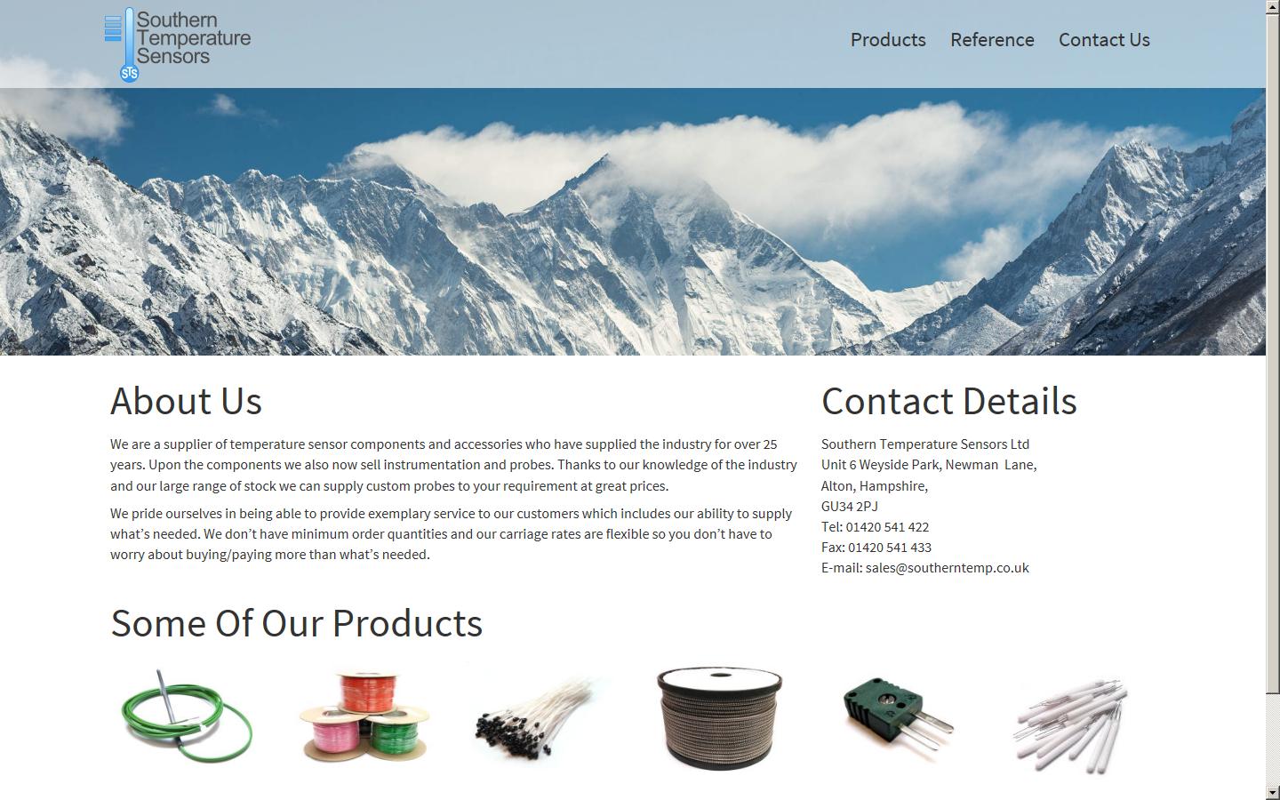 Southern Temperature Sensors Ltd Website