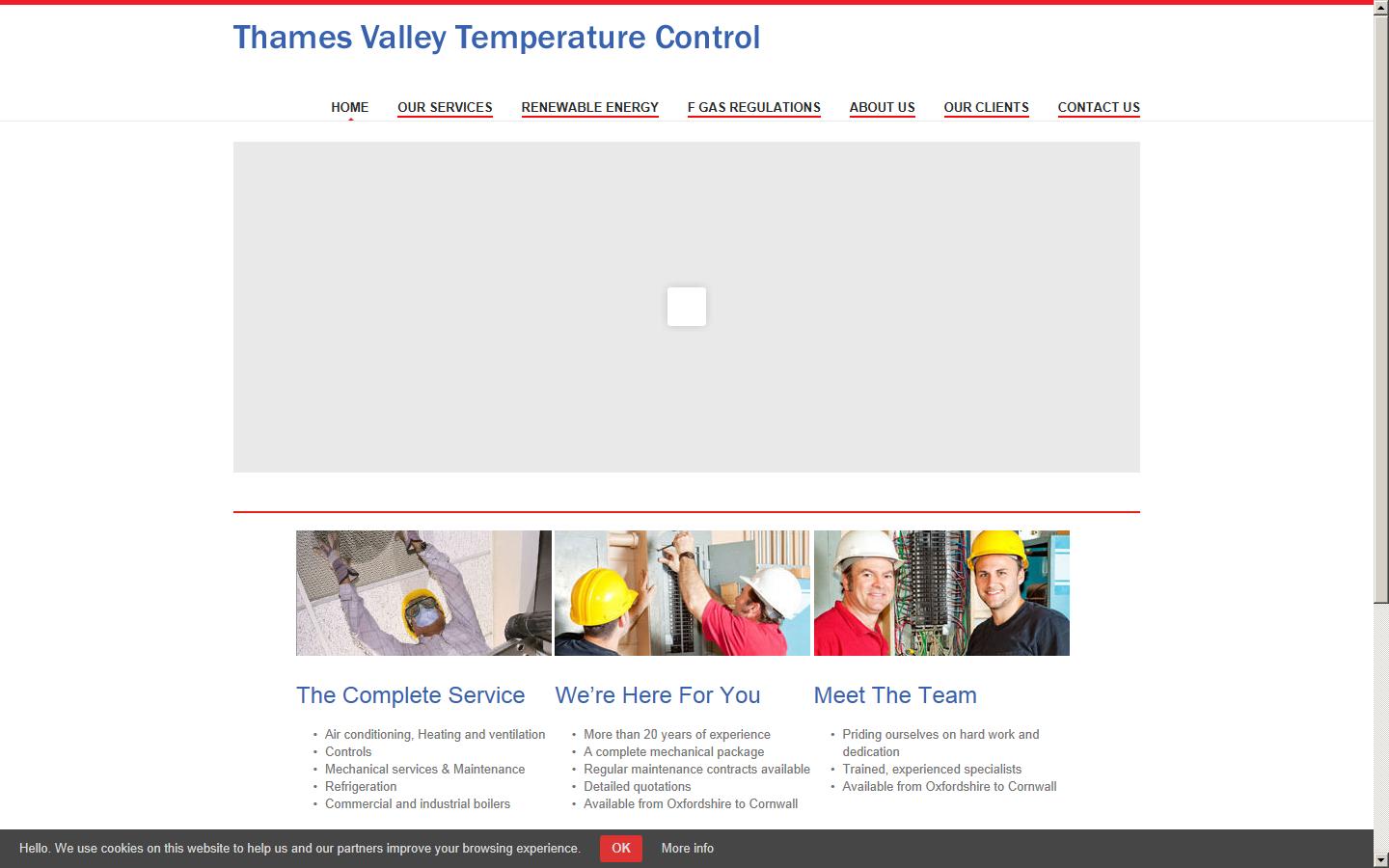 Thames Valley Temperature Control Website