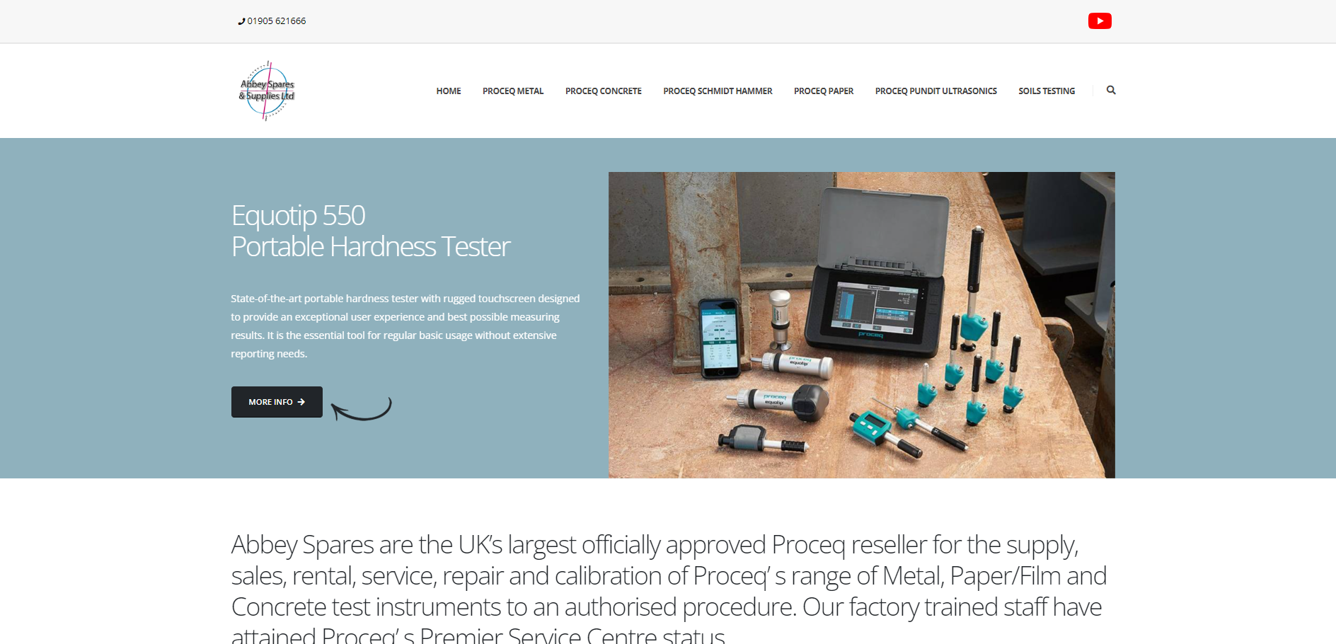 Abbey Spares & Supplies Ltd Website