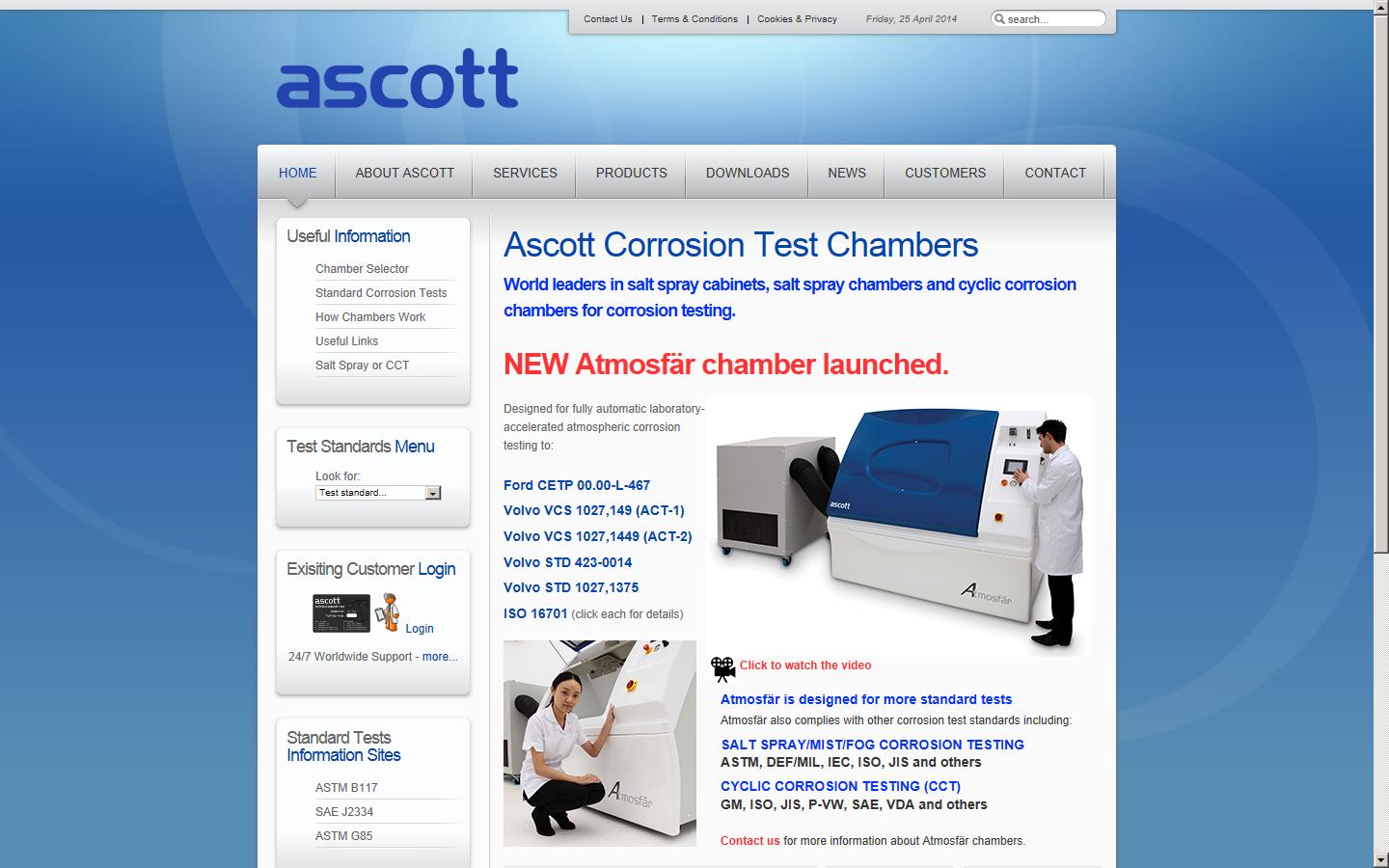 Ascott Analytical Equipment Ltd Website