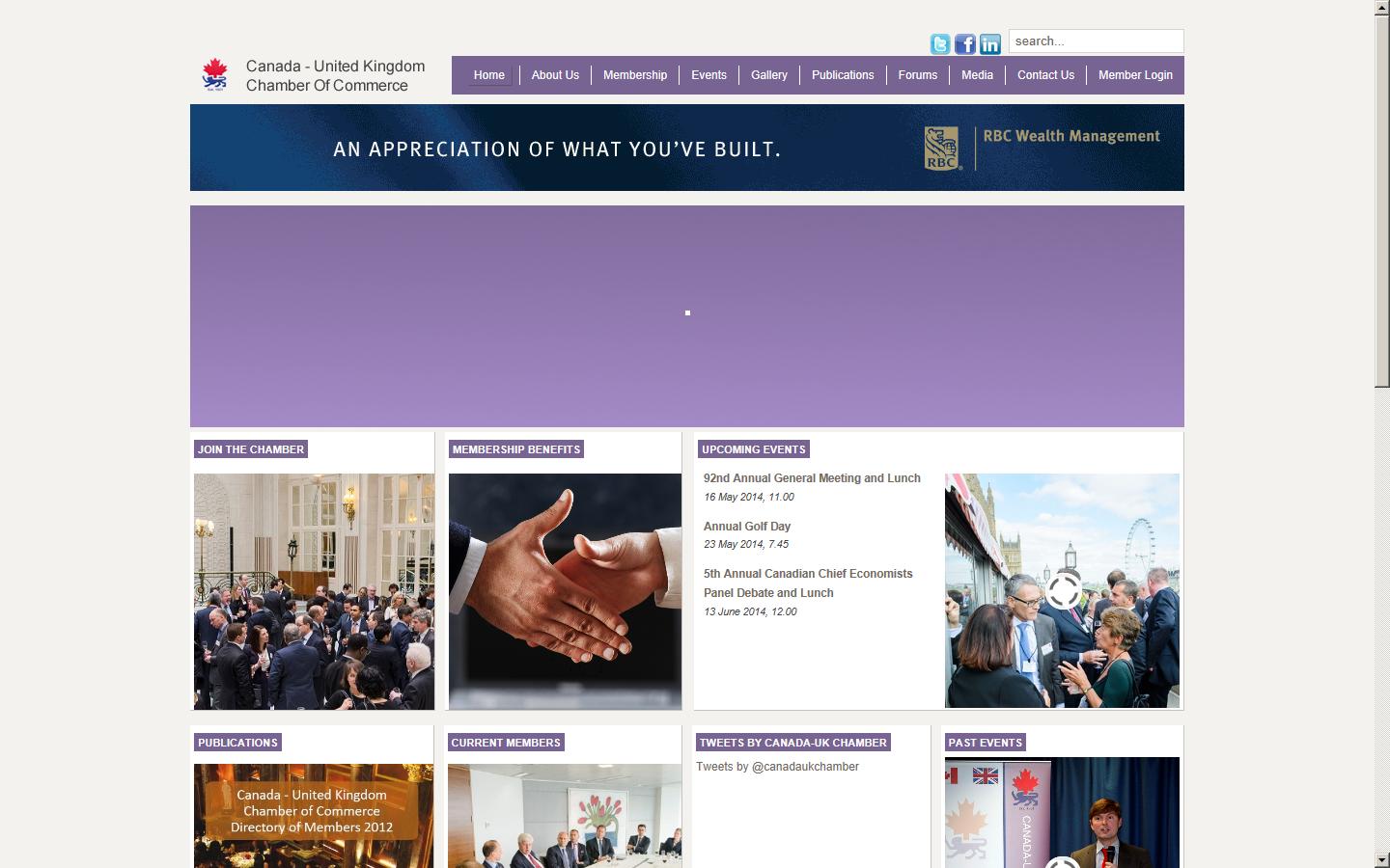 Canada-United Kingdom Chamber of Commerce Website