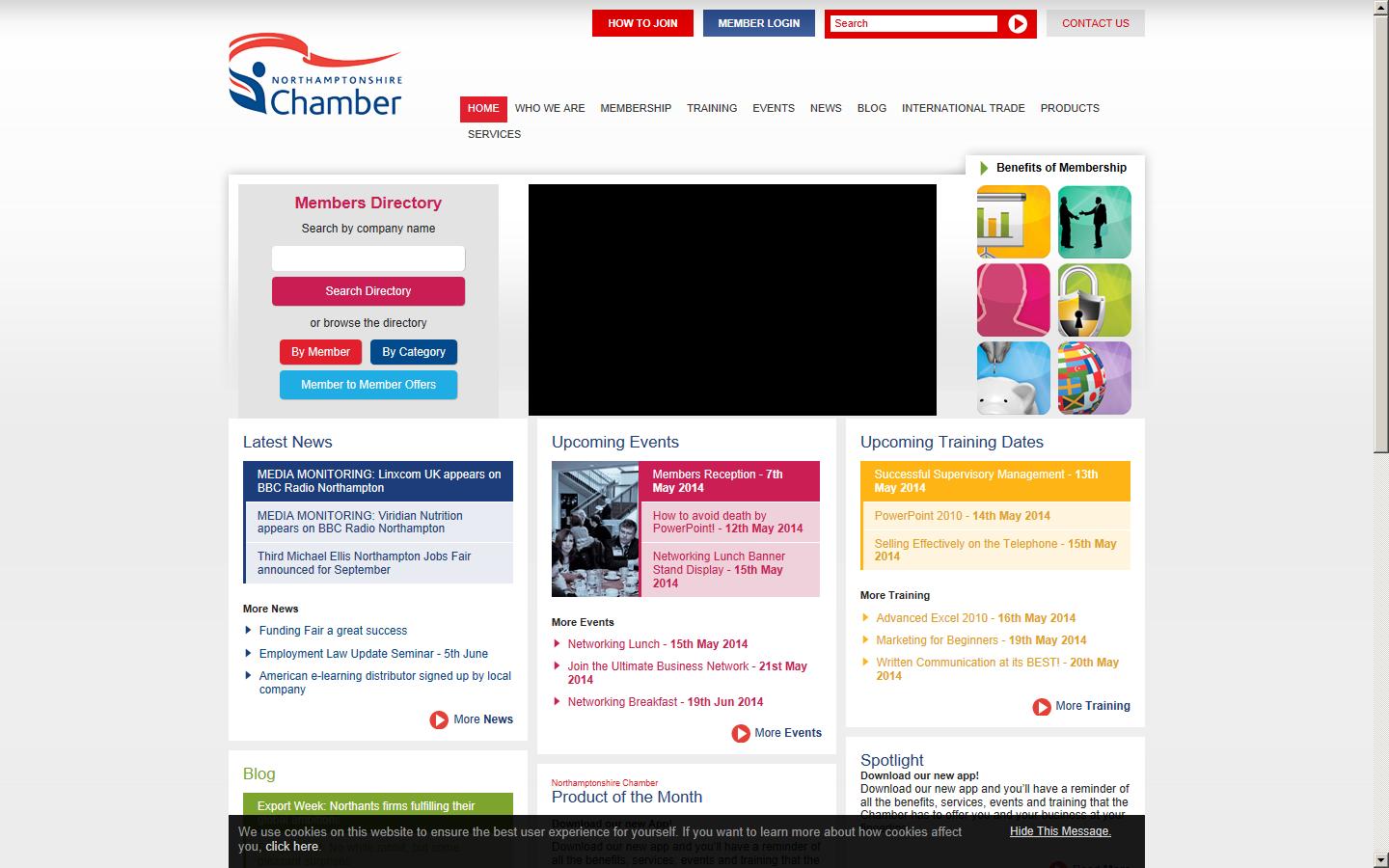 Northamptonshire Chamber Website