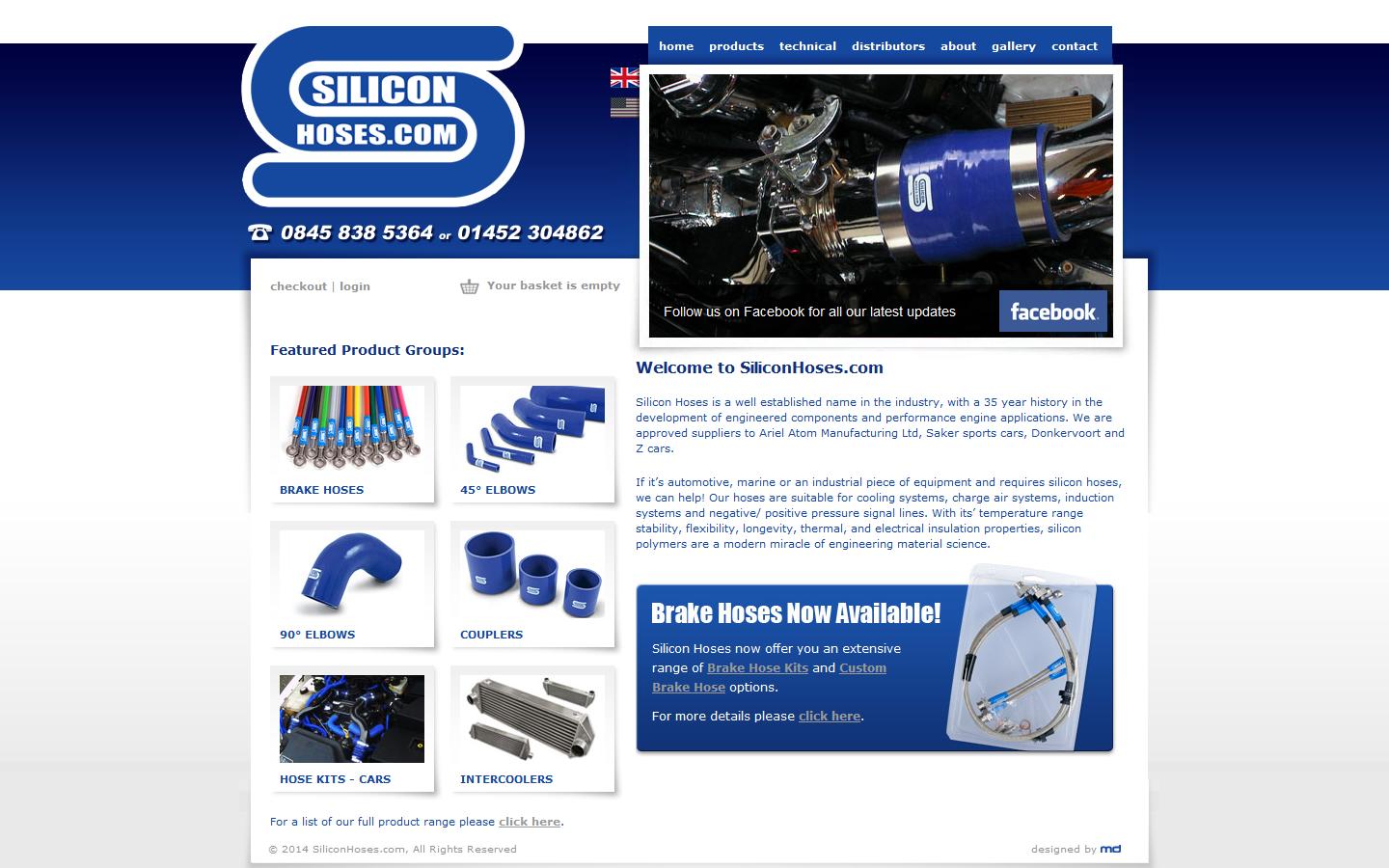 Silicon Hoses.com Website