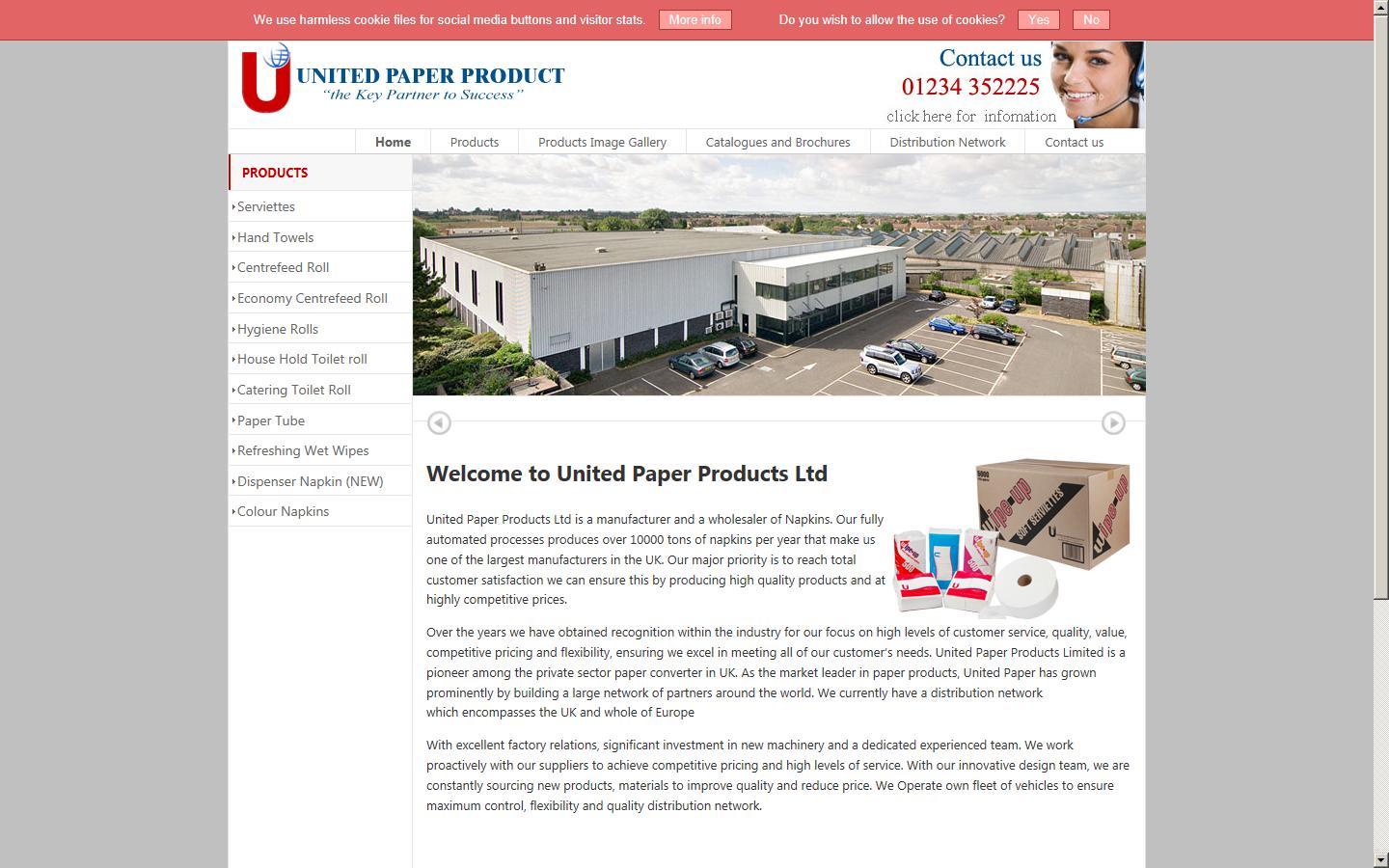 United Paper Products Ltd Website