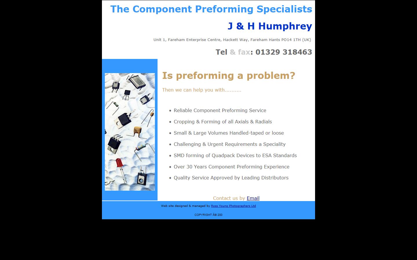 J and H Humphrey Website