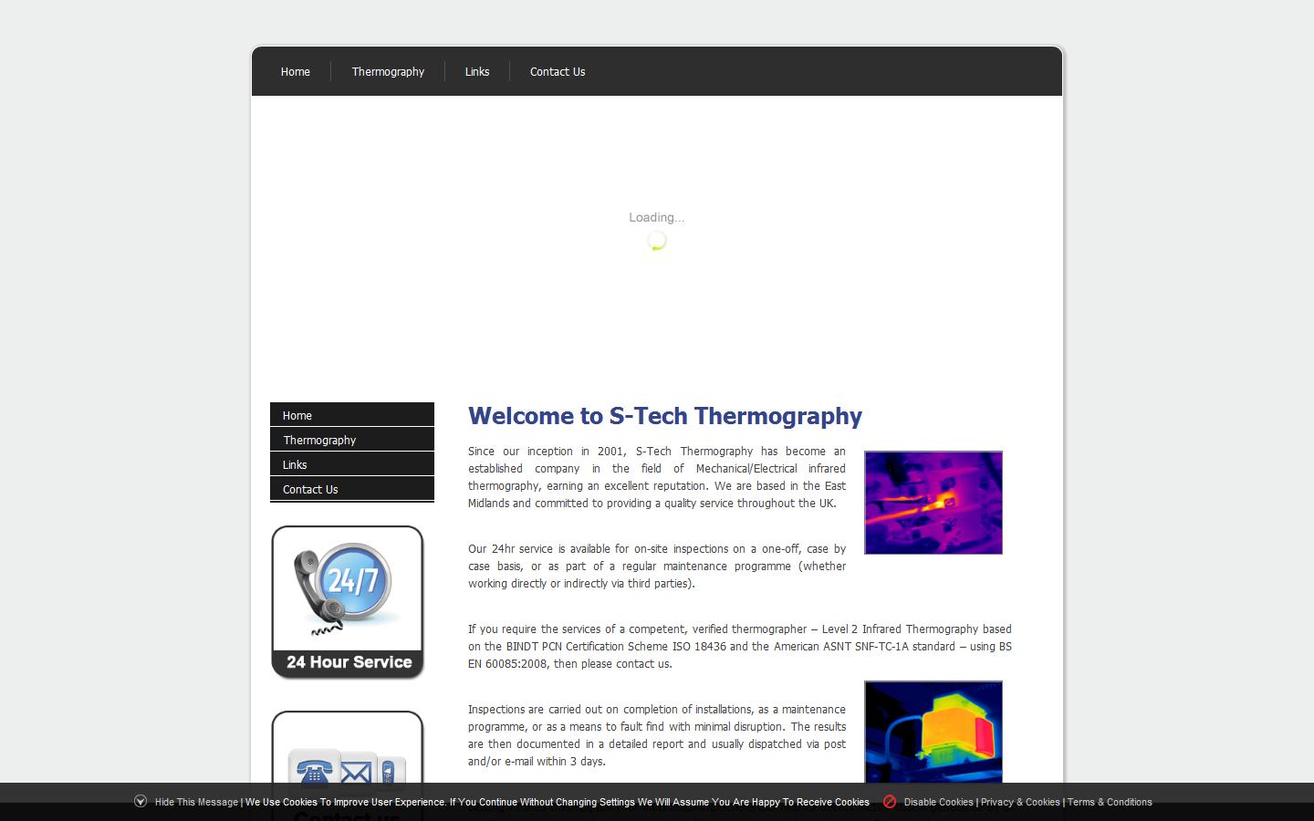 S-Tech Thermography Website