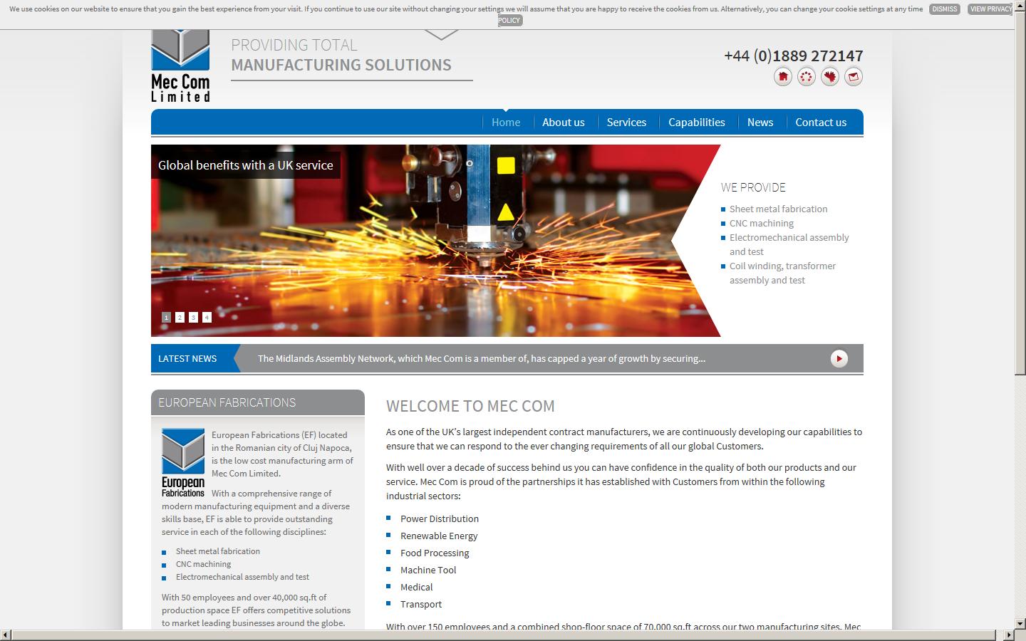 Mec Com Ltd Website