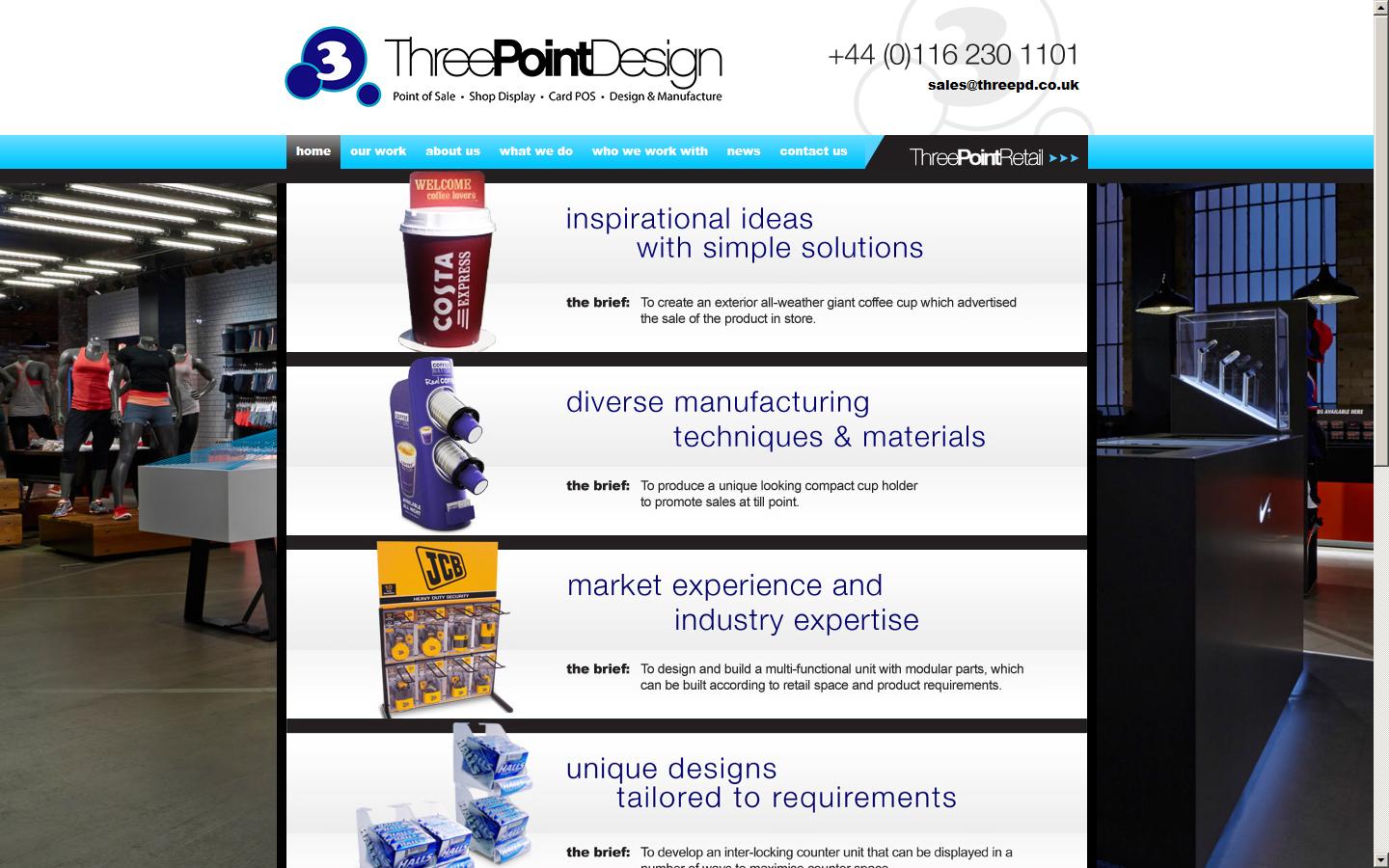 Three Point Design Ltd Website