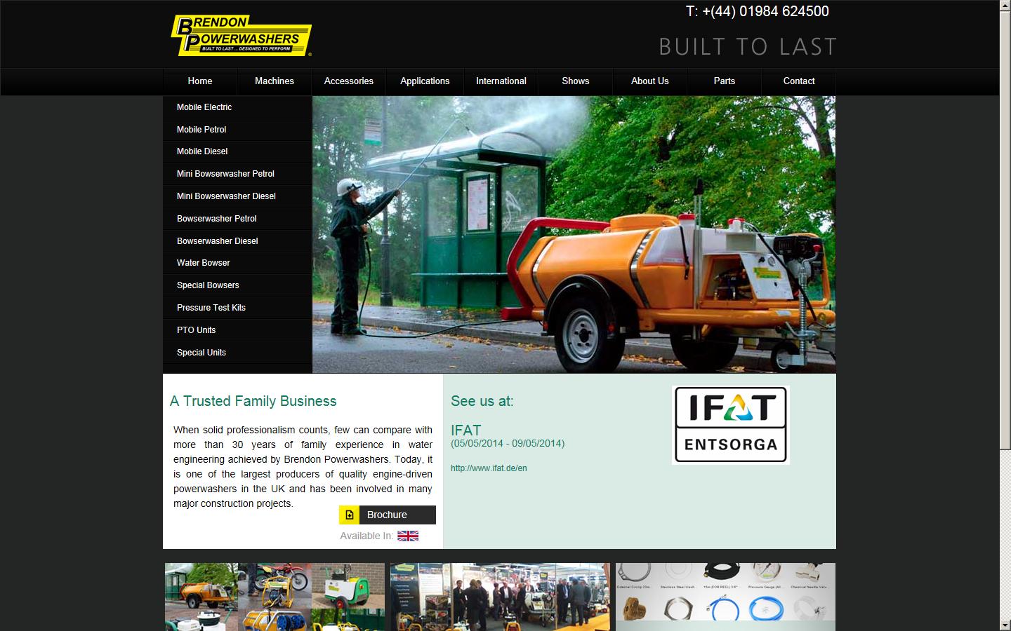 Brendon Powerwashers Ltd Website