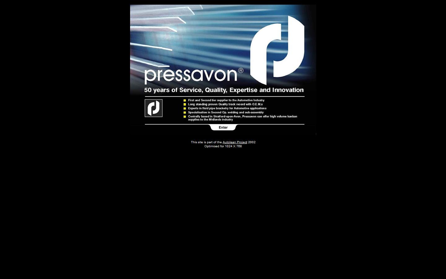 Pressavon Ltd Website