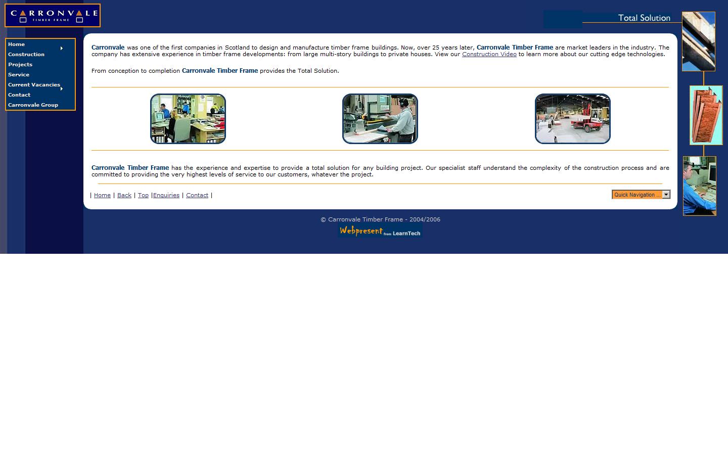 Carronvale Timber Frame Website