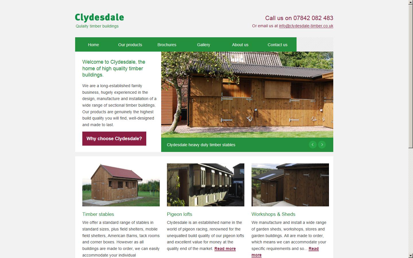 Clydesdale Timber Products Ltd Website