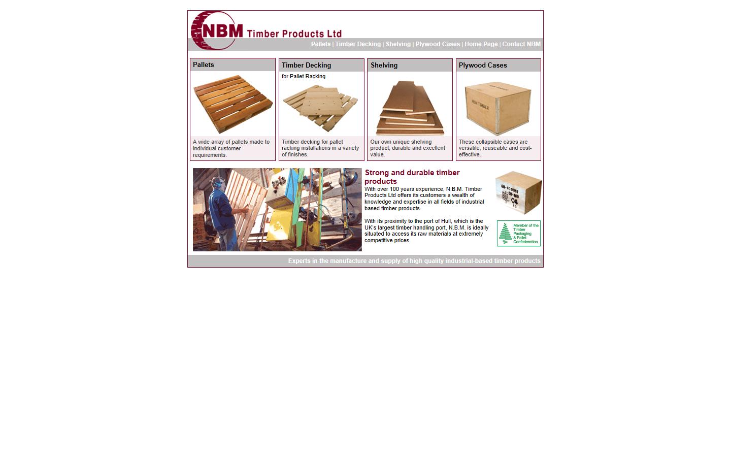 NBM Timber Products Ltd Website