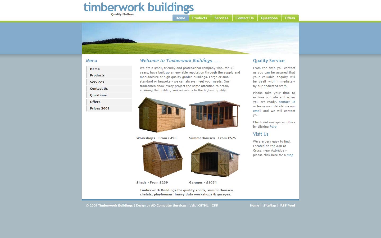 Axbridge Timber Work Website