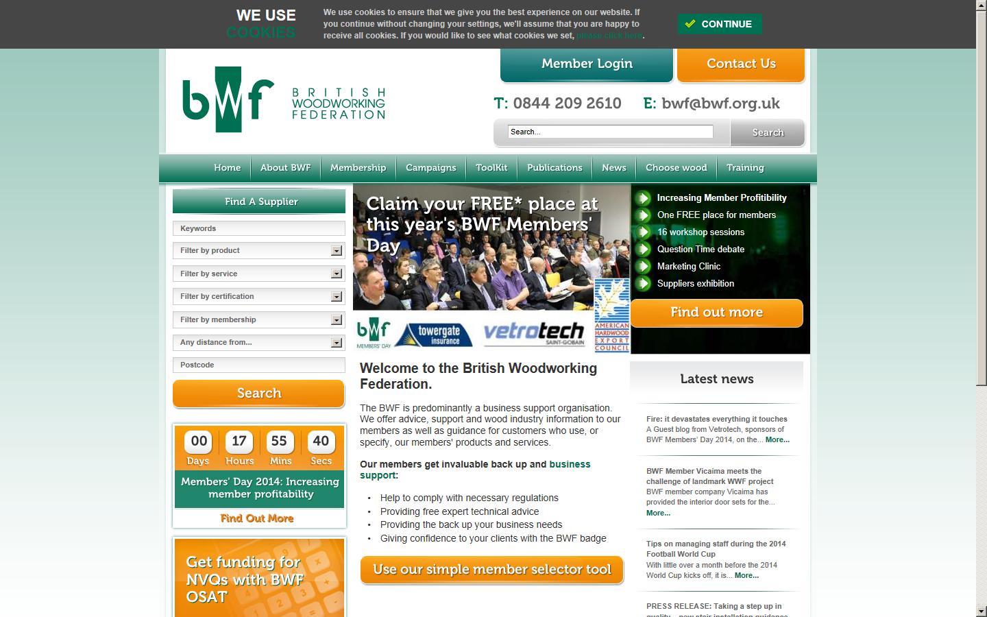 British Woodworkers Federation Website