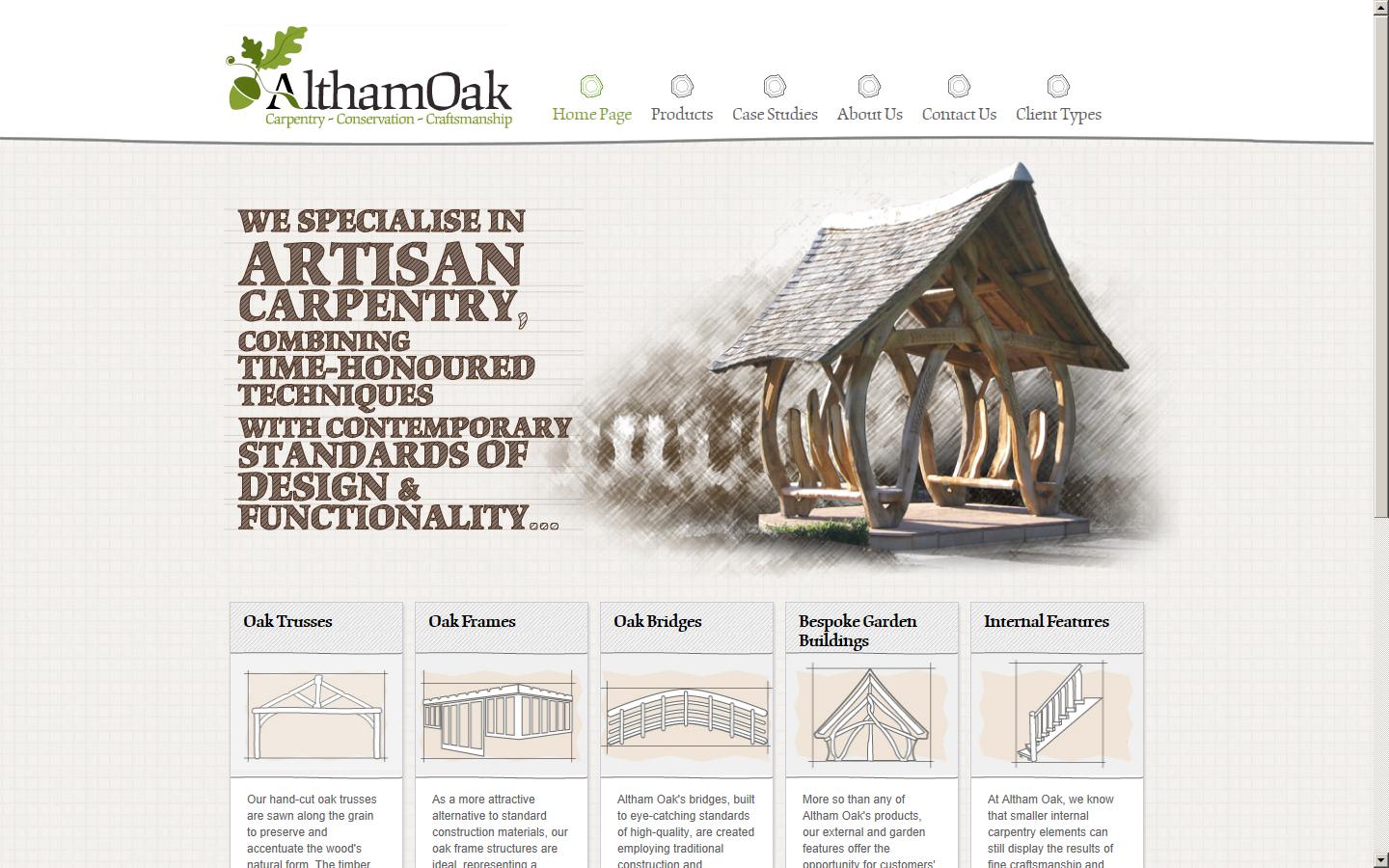 Altham Hardwood Centre Website
