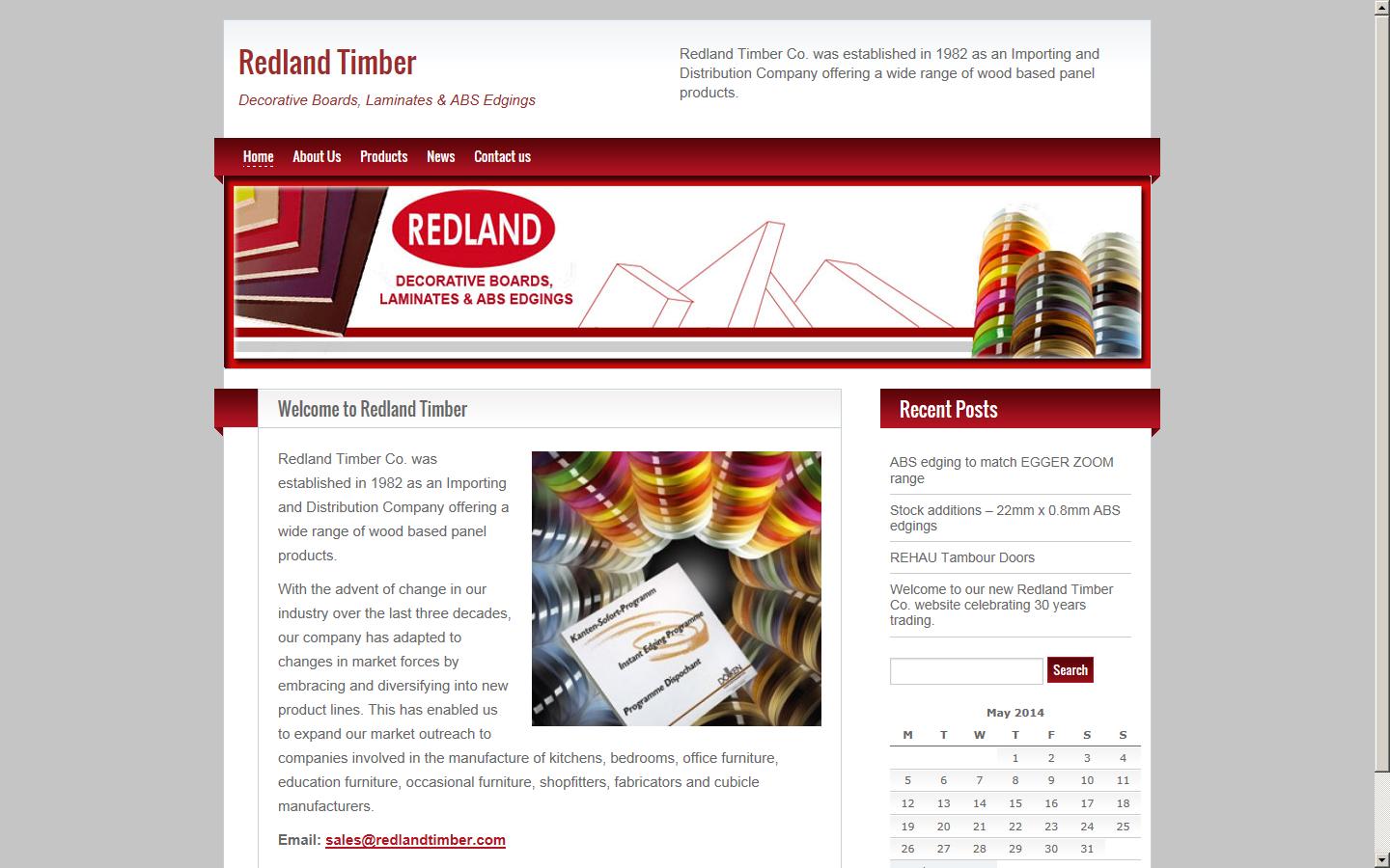 Redland Timber Co. Ltd Website