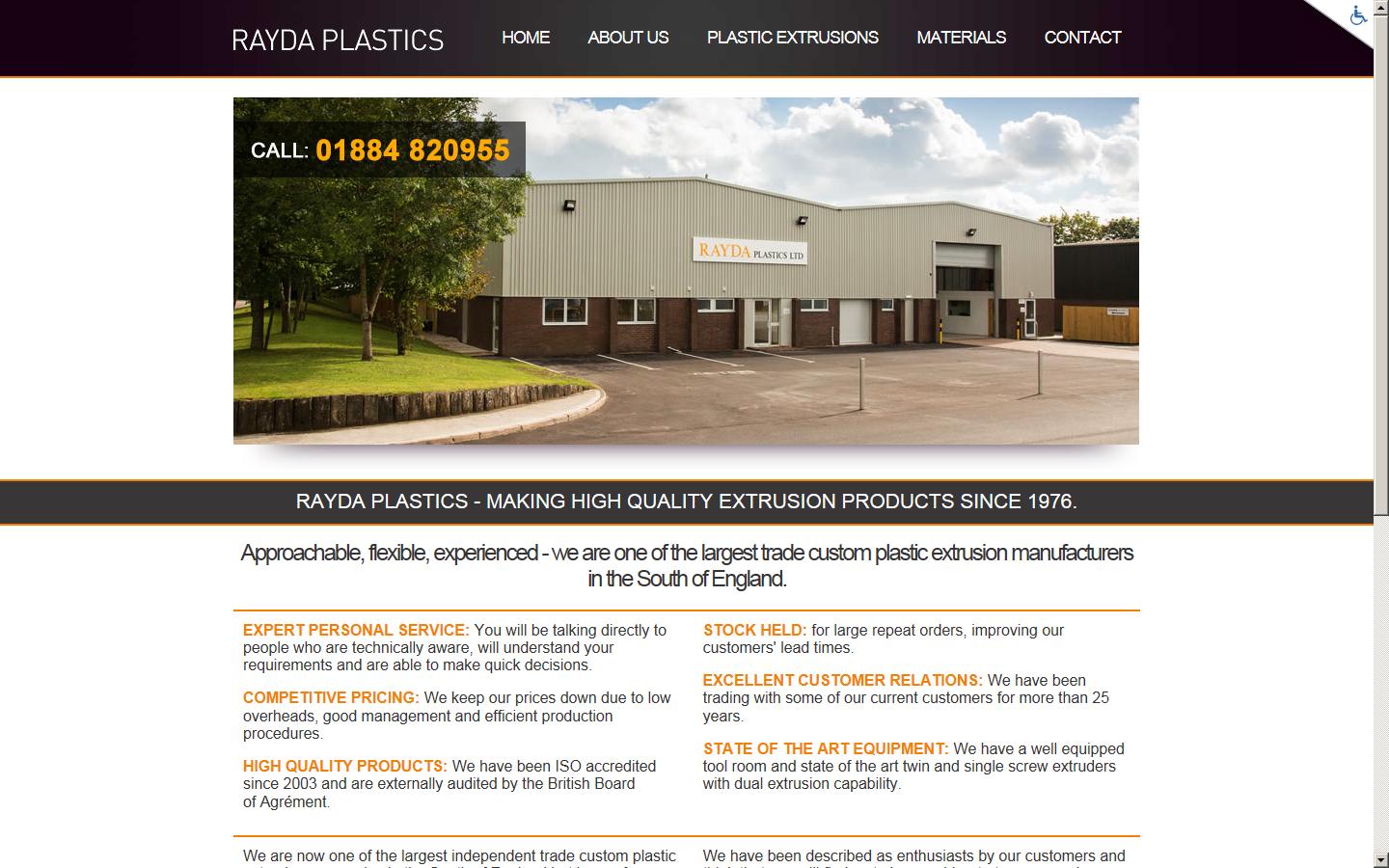 Rayda Plastics Ltd Website