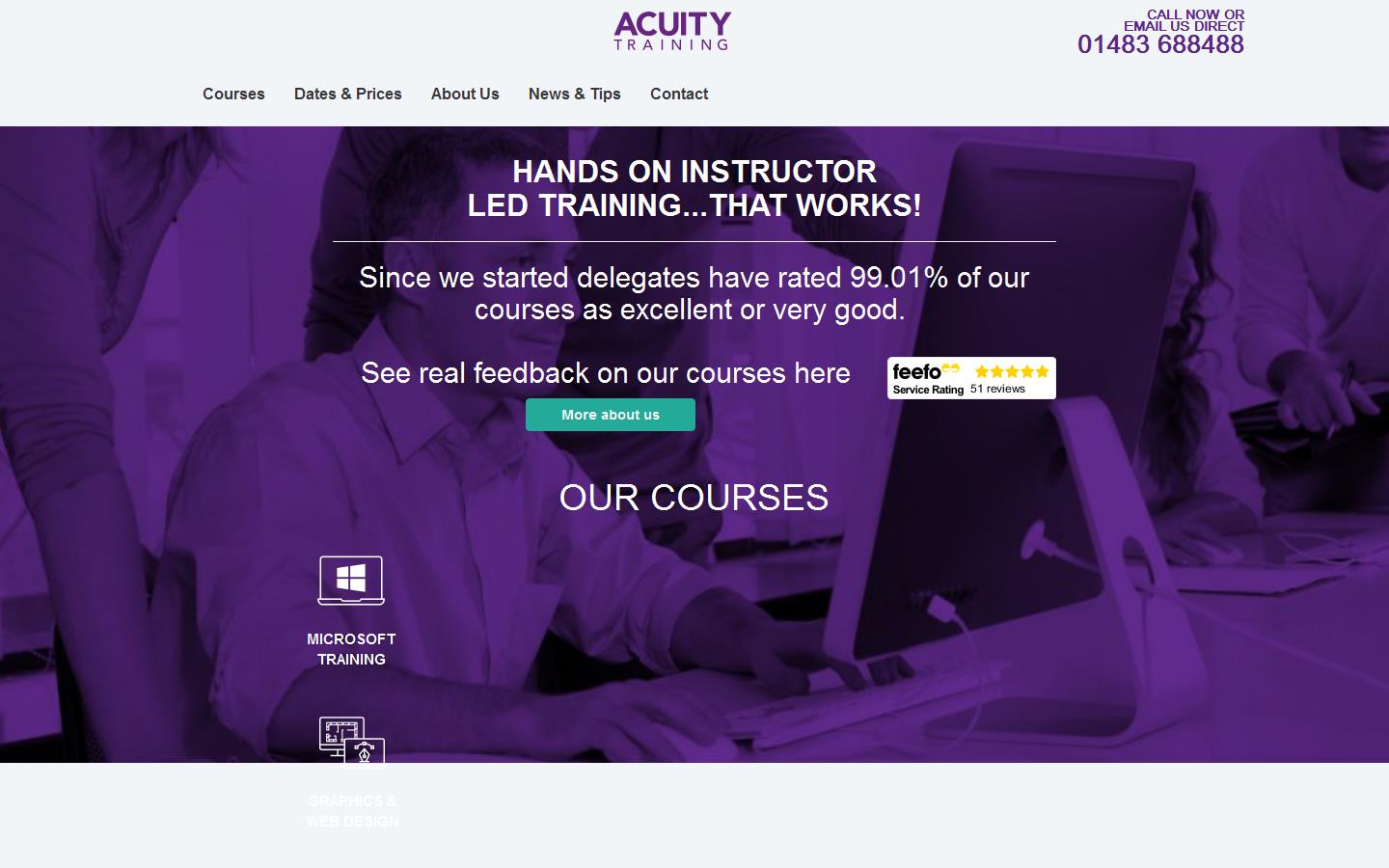 Acuity Training Website