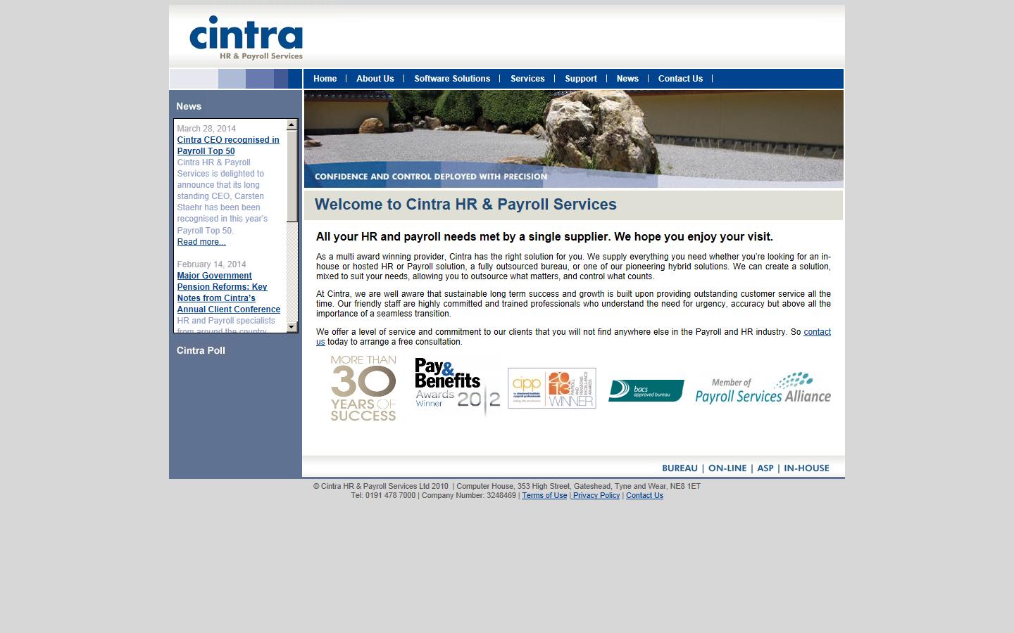 Cintra Hr & Payroll Services  Website