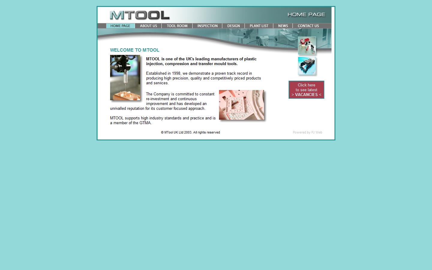 Mtool Ltd Website