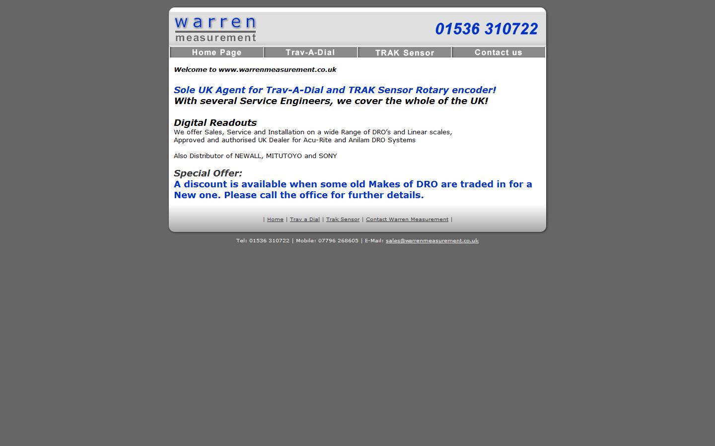 Warren Measurement Systems Website