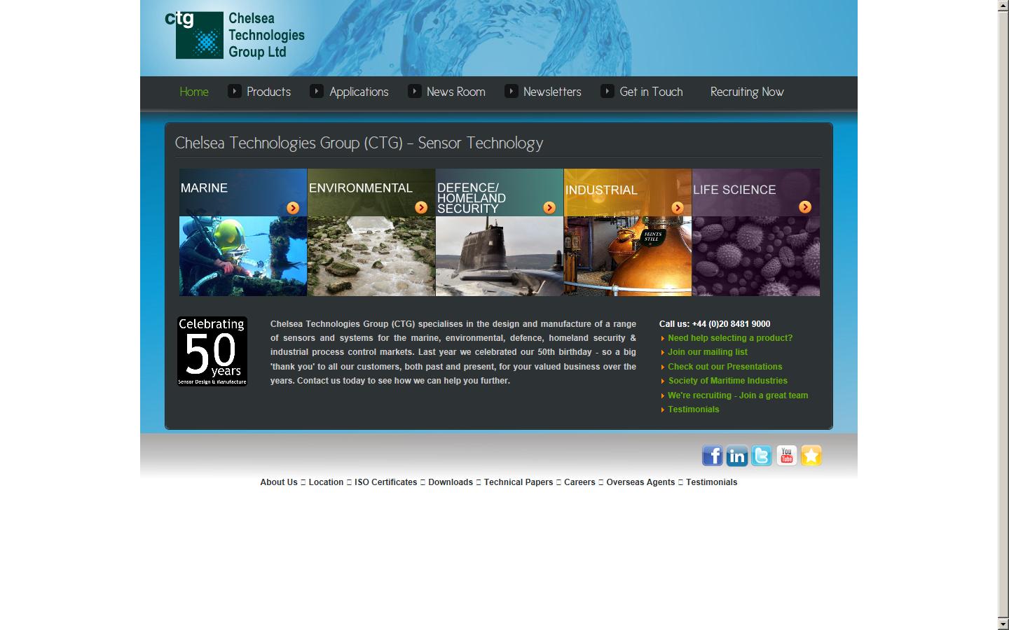 Chelsea Technologies Group Ltd  Website
