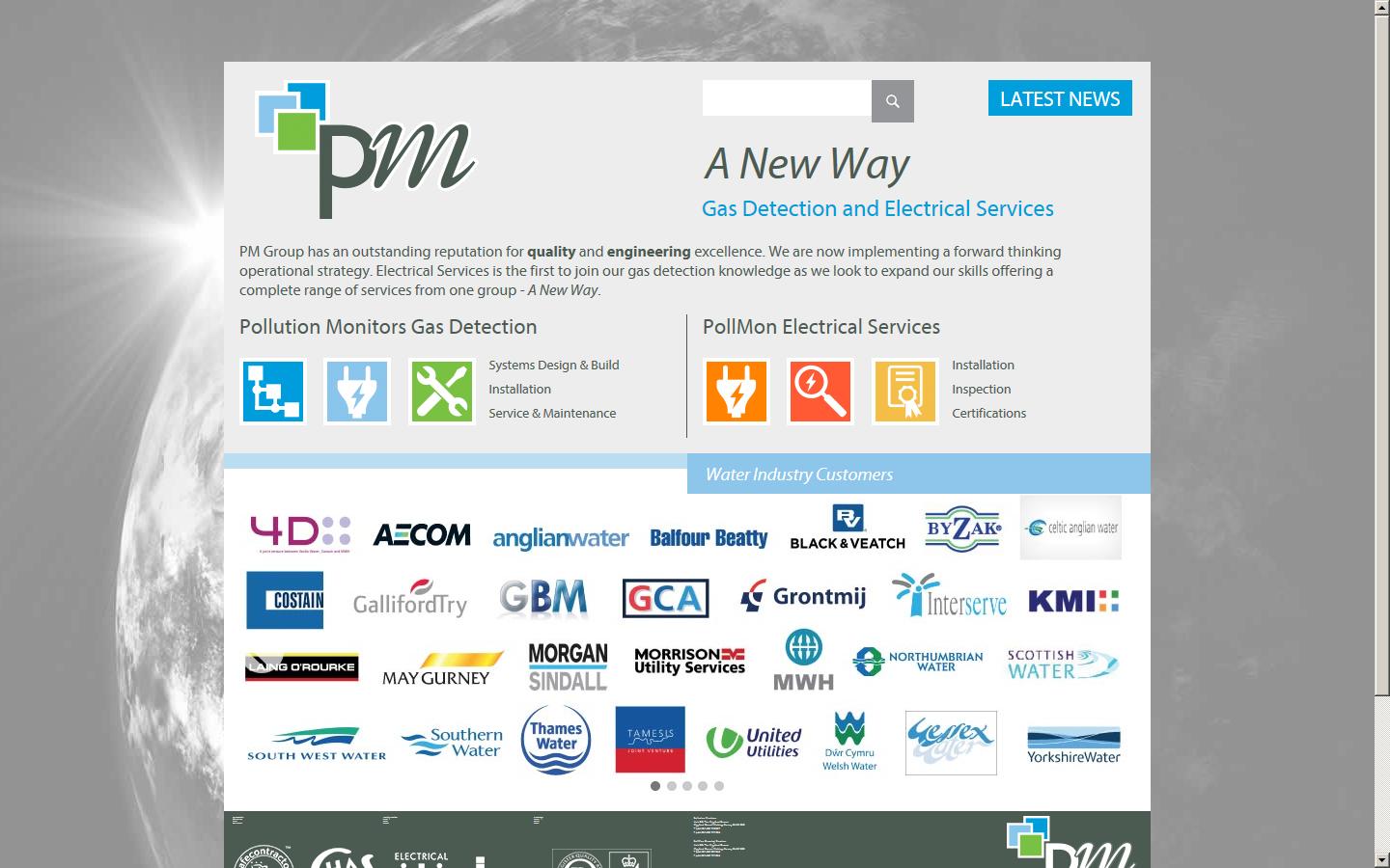 Pollution Monitors Ltd Website