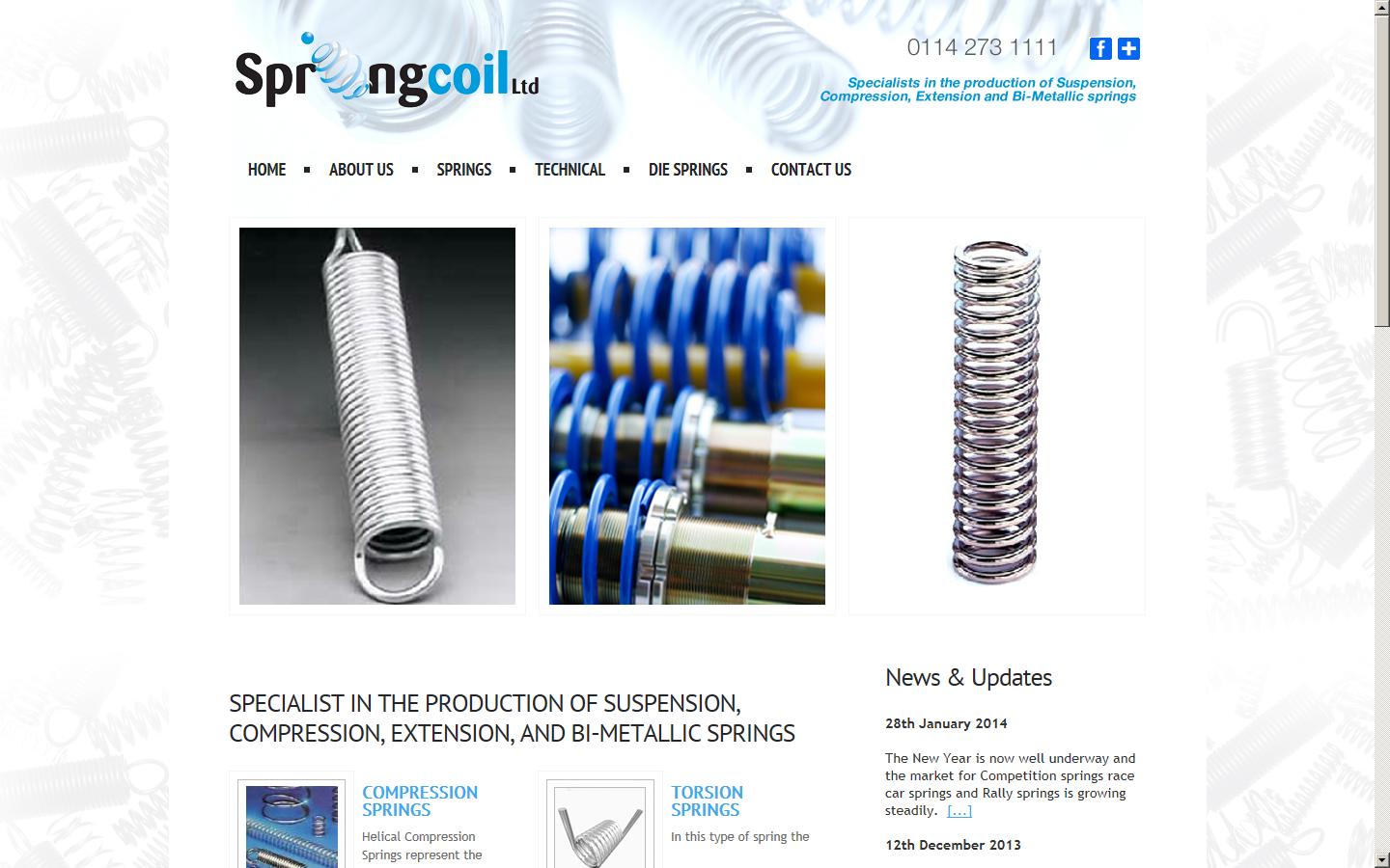 Springcoil Ltd Website